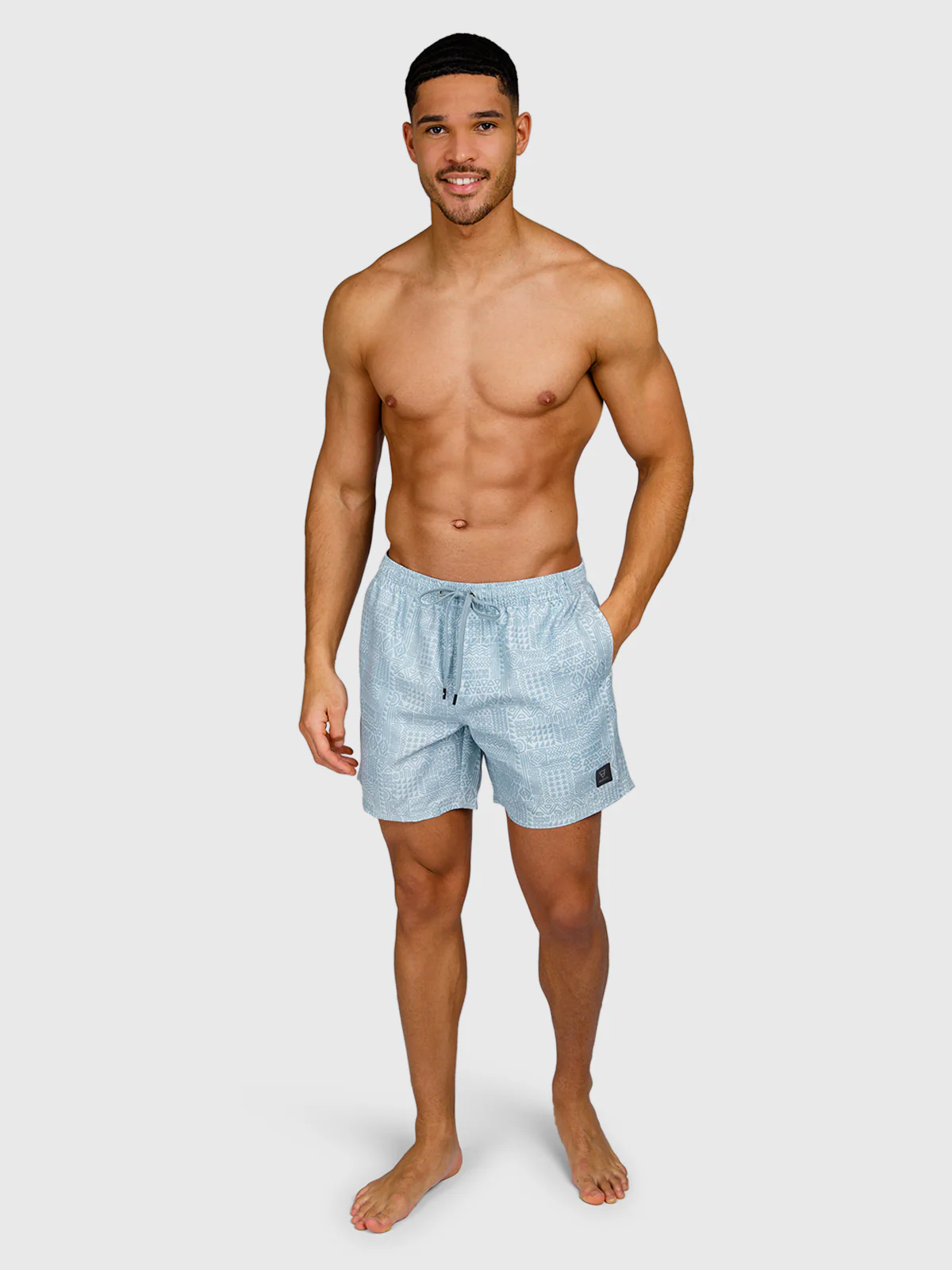 Helios-Print Men Swim Shorts | Mist - Image 5