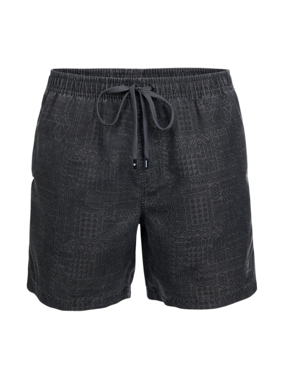 Helios-Print Men Swim Shorts | Black - Image 7