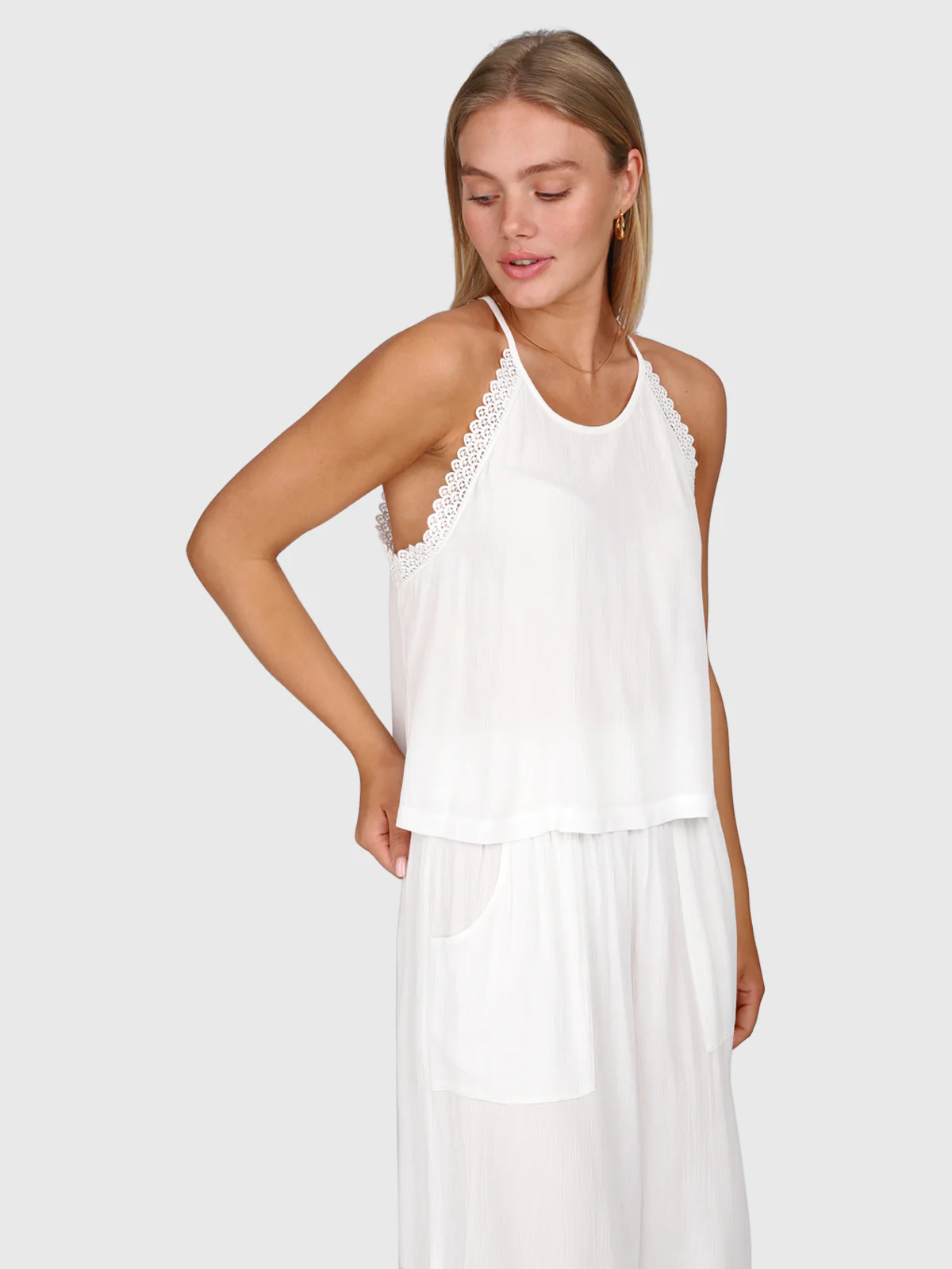 Hellenah Women Top | Snow - Image 3