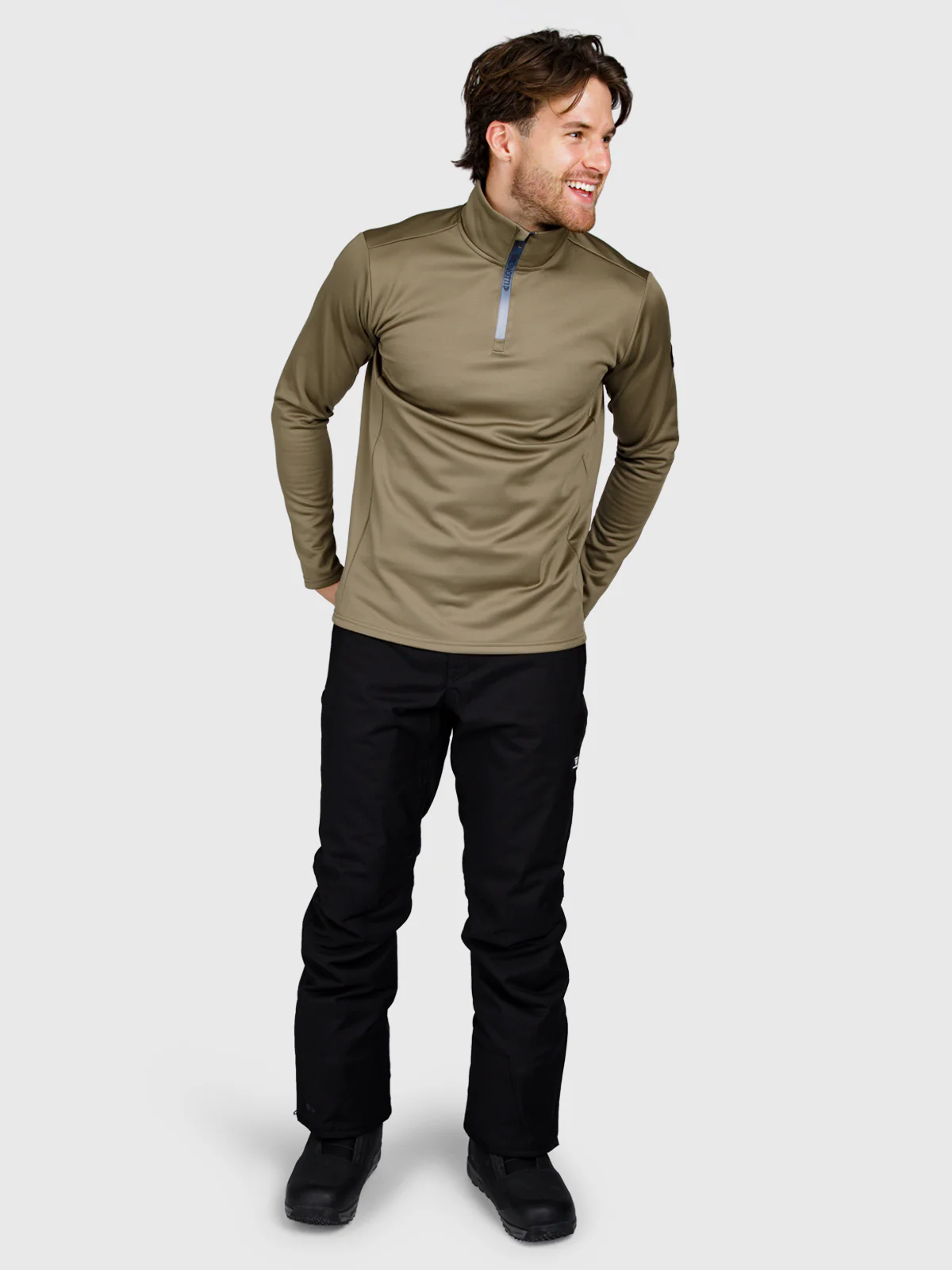 Heros Men Fleece | Dusky Green - Image 5