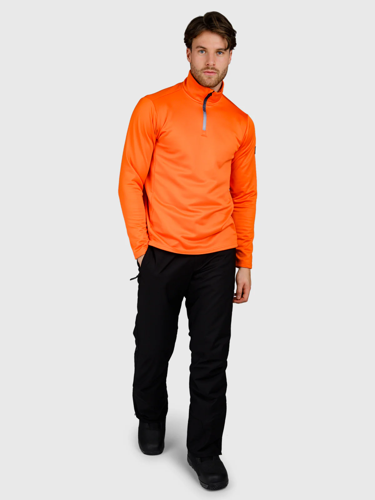 Heros Men Fleece | Punch Orange - Image 5