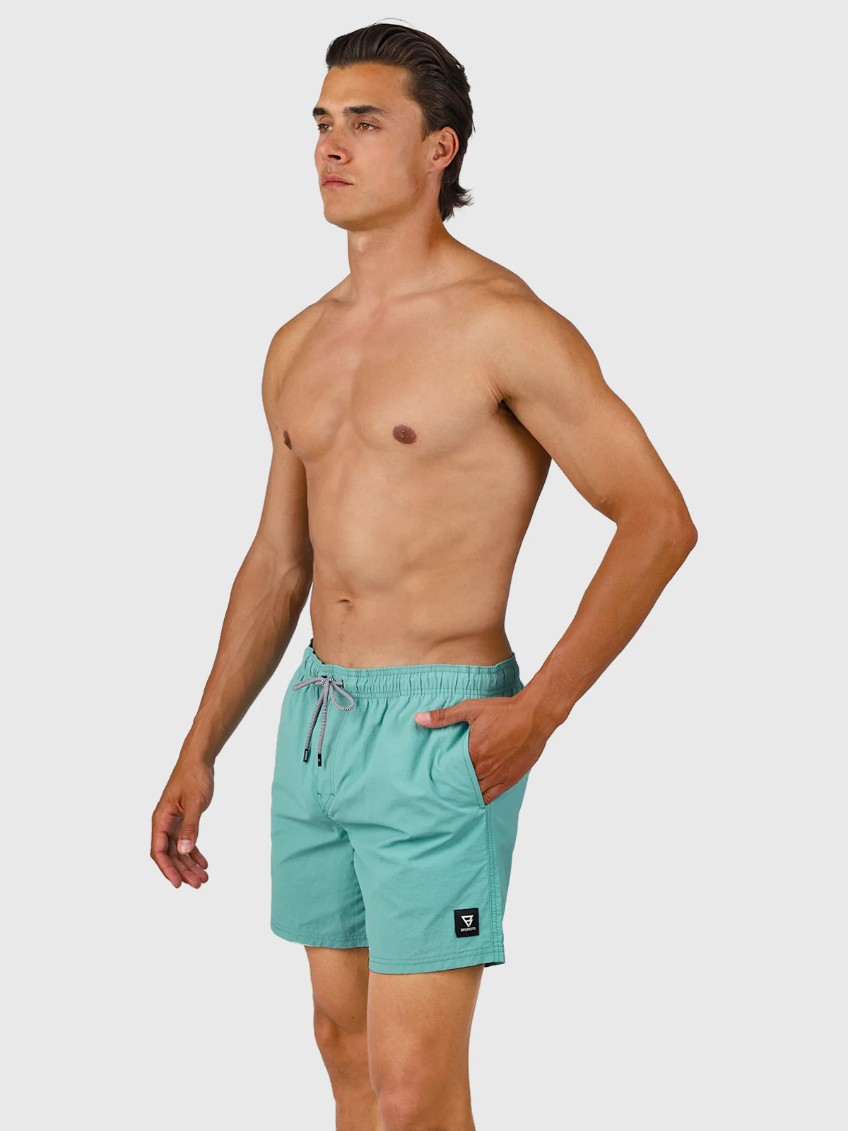 Hester Men Swim Shorts | Bottle Green - Image 4