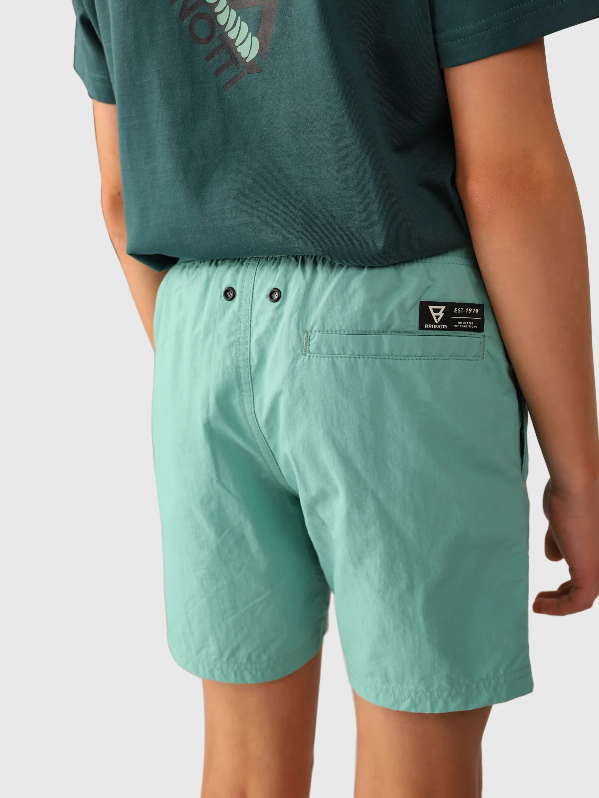Hestey Boys Swim Shorts | Bottle Green - Image 3