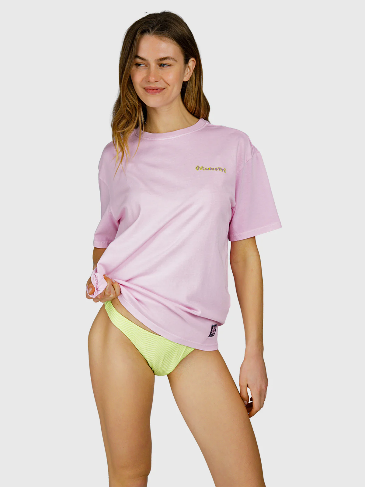 High-95-Print Women T-shirt | Mauve Mist - Image 13