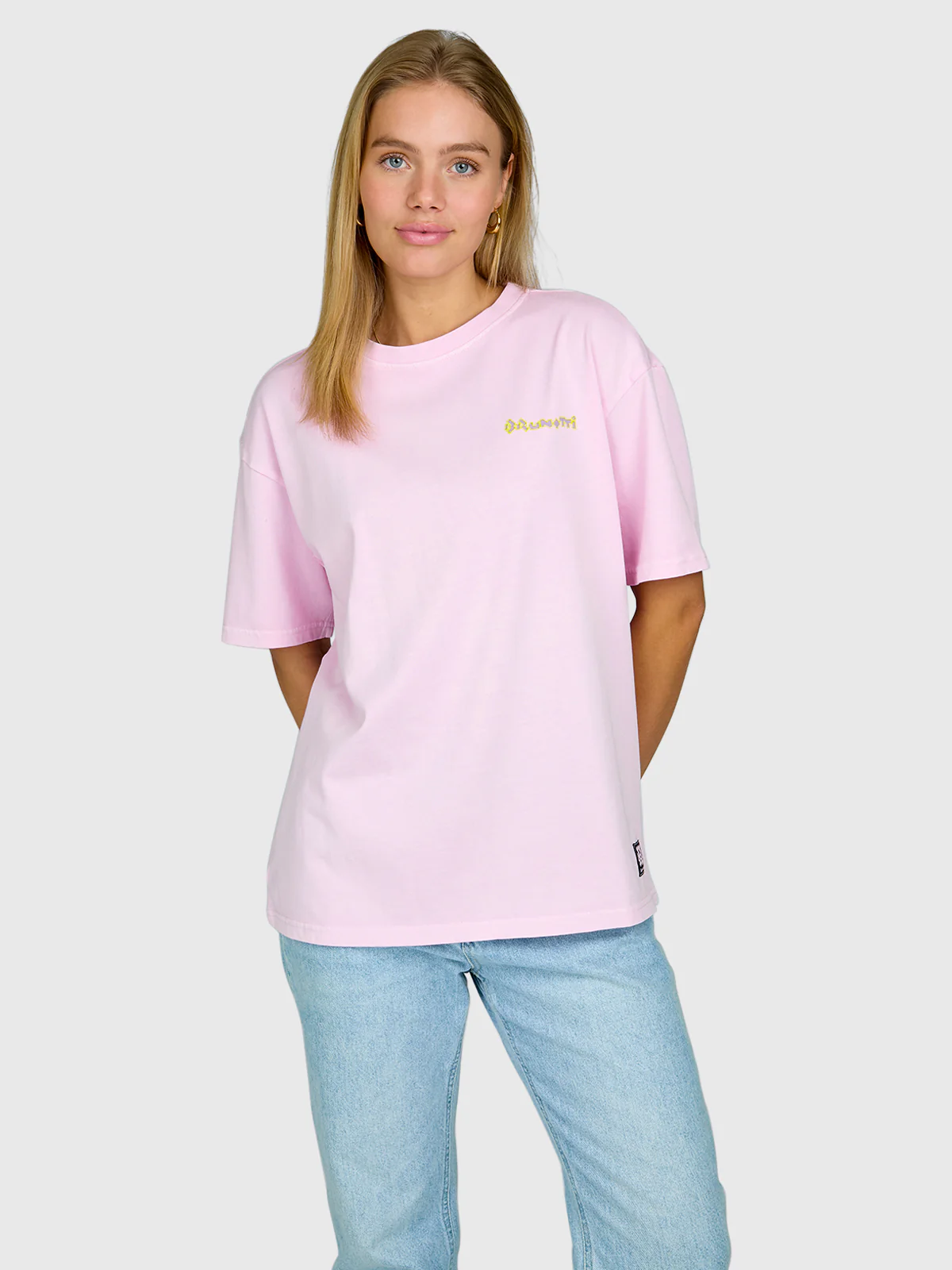 High-95-Print Women T-shirt | Mauve Mist - Image 3