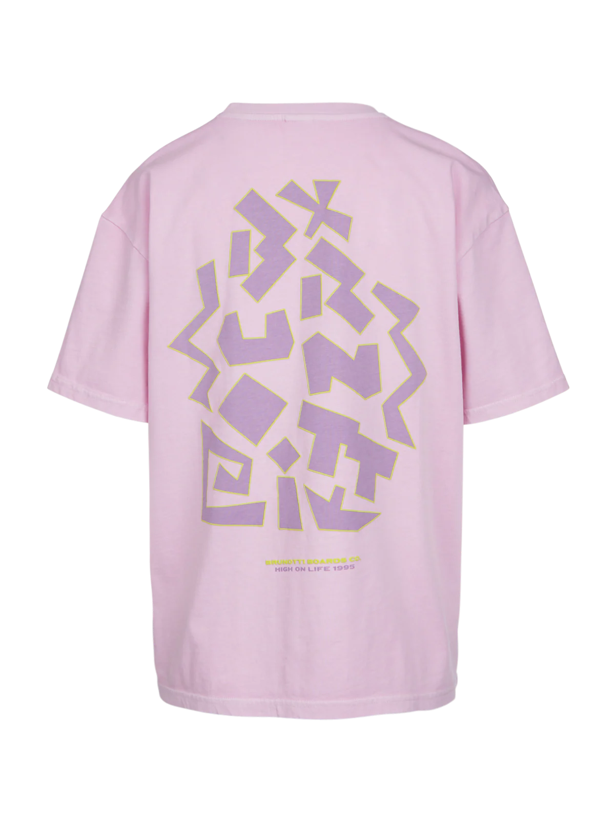 High-95-Print Women T-shirt | Mauve Mist - Image 8