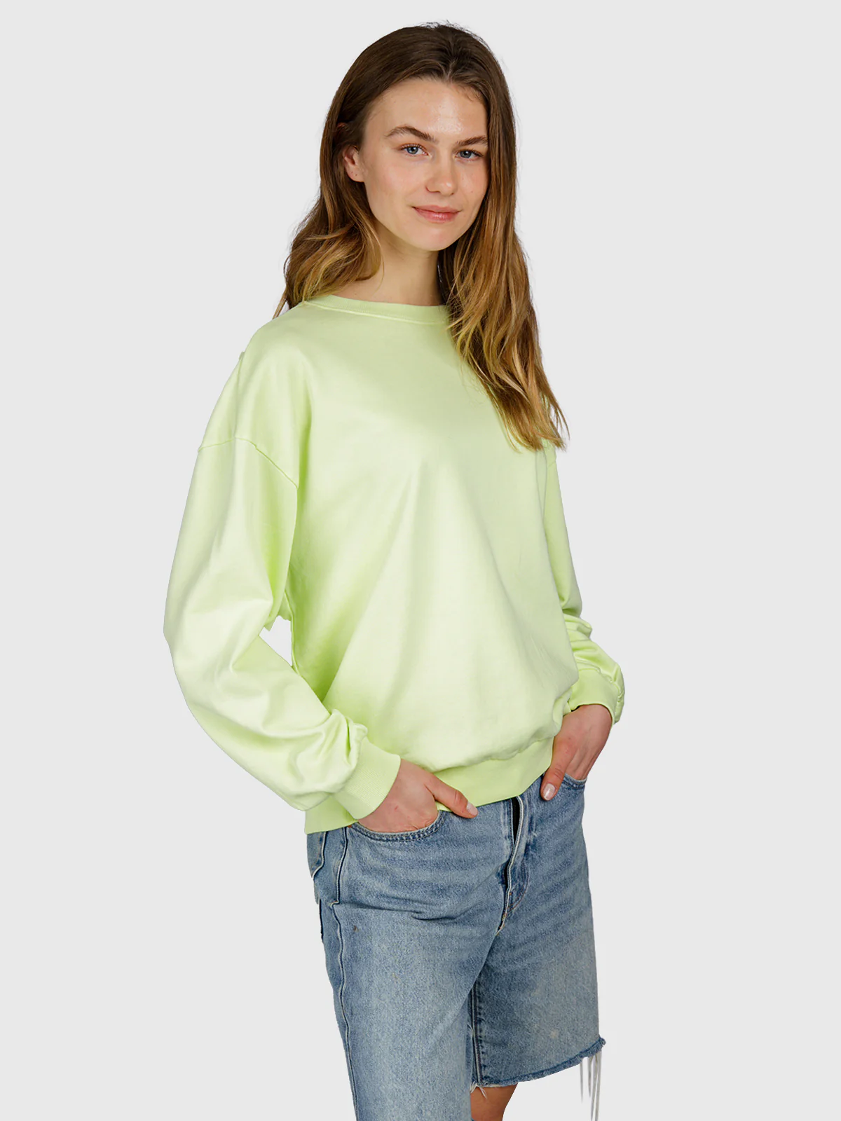 High-95 Women Sweater | Daiquiri Green - Image 3