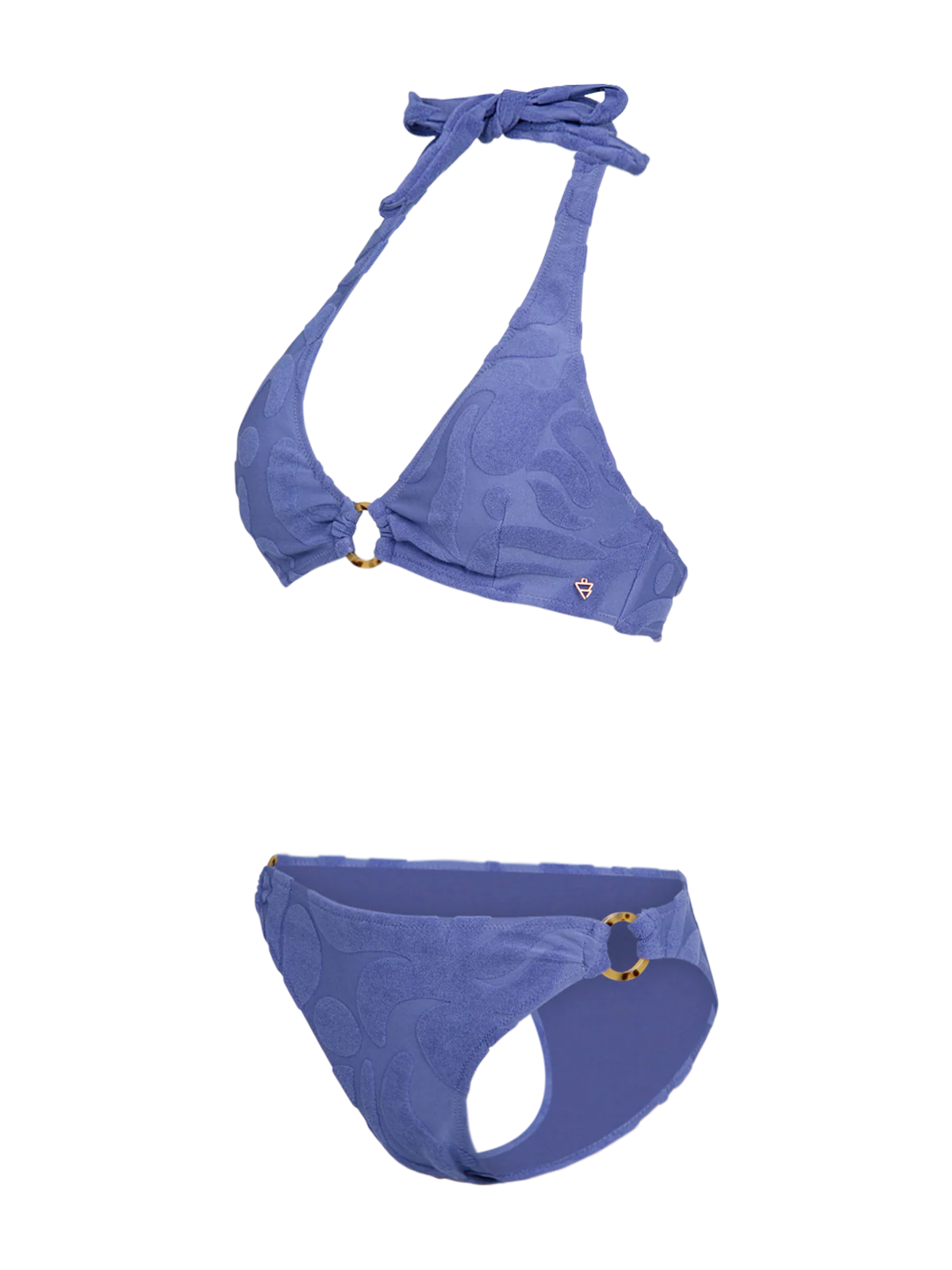 Hollymai-Jacquard Women Bikini | Marlin Blue - Image 8