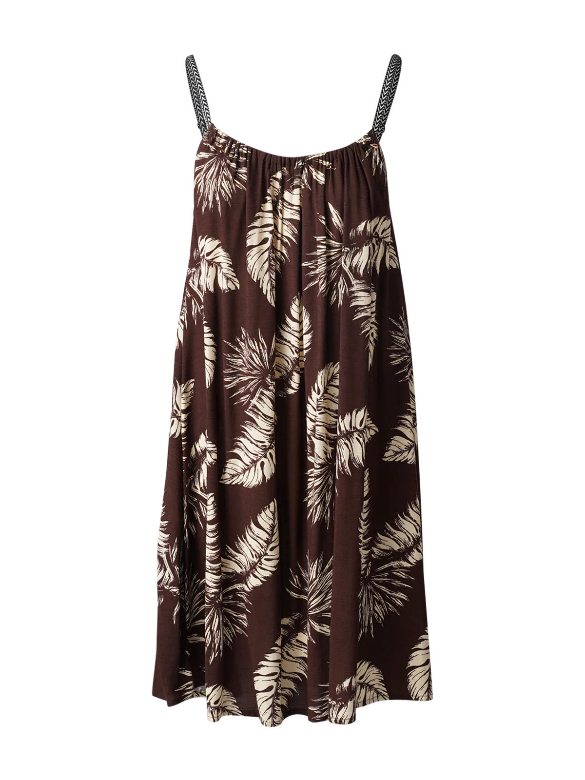 Isla-Palm Women Dress | Brown - Image 6