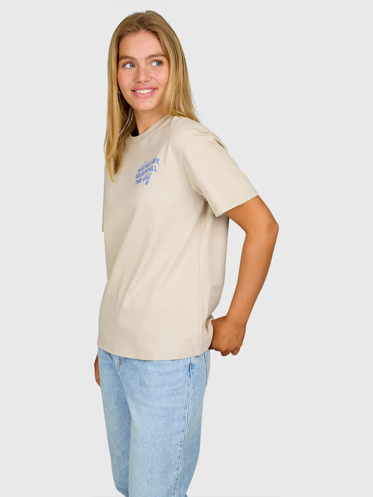 Ittalo Women T-shirt | Feather Grey - Image 4
