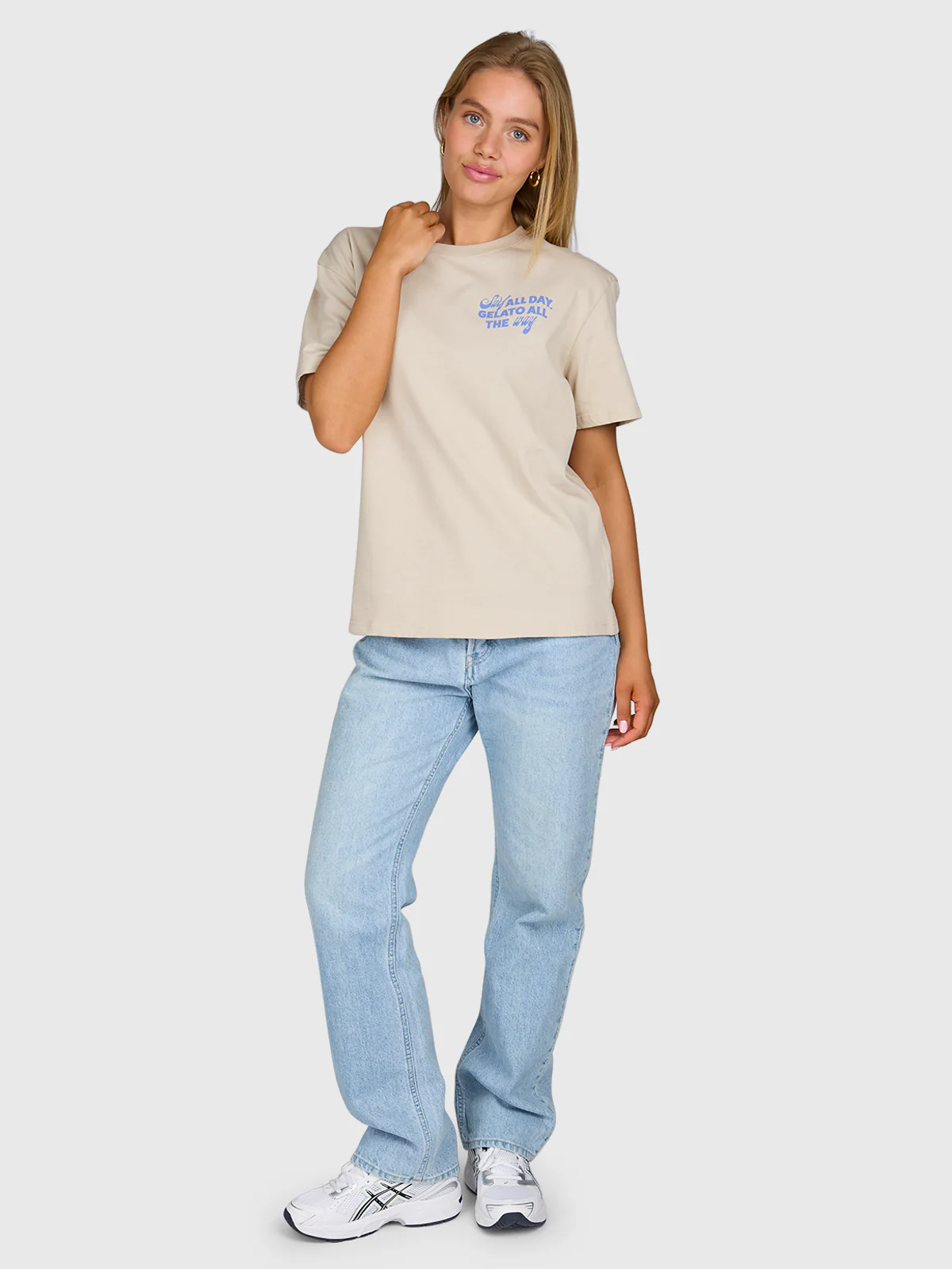 Ittalo Women T-shirt | Feather Grey - Image 5