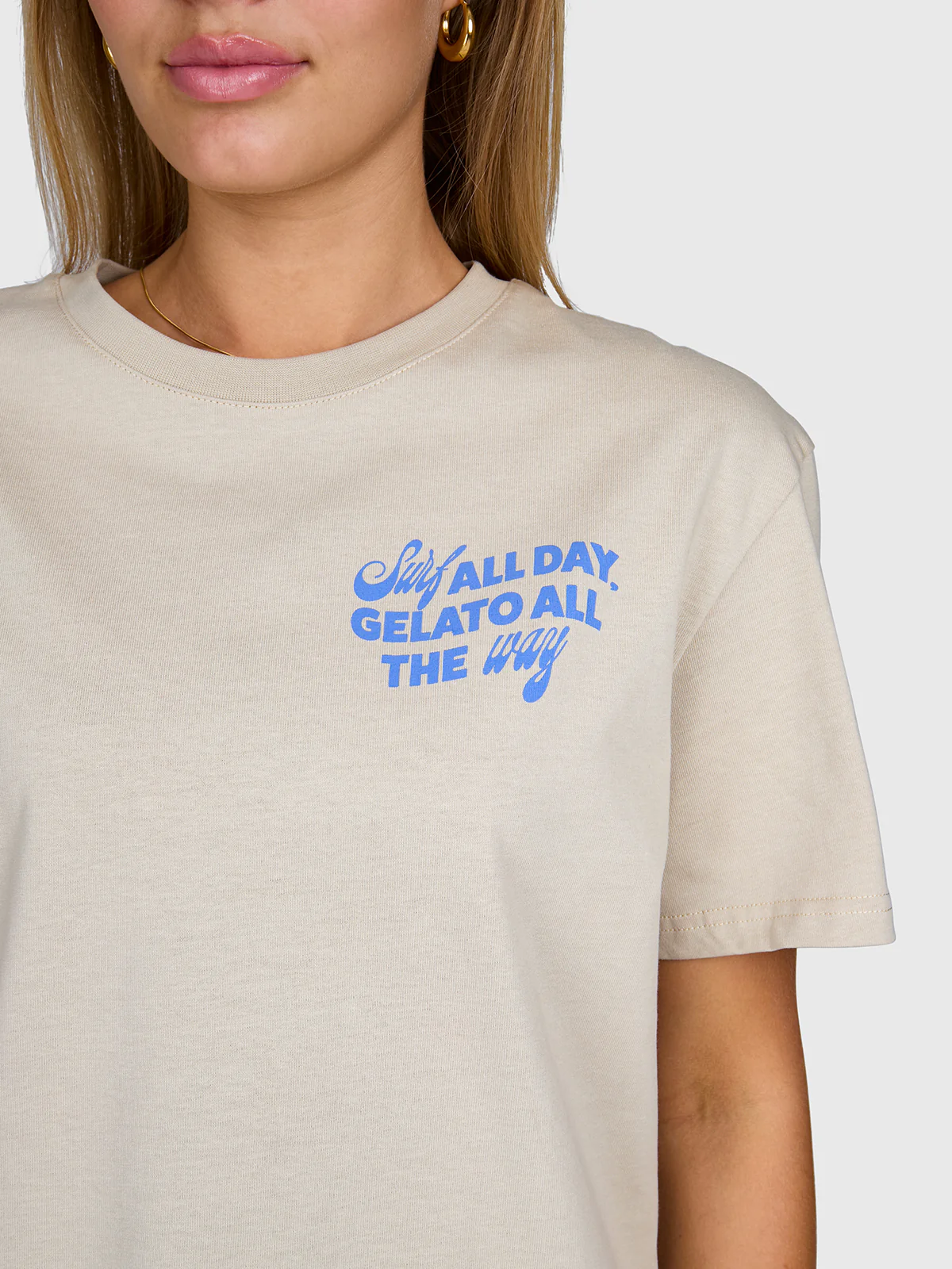 Ittalo Women T-shirt | Feather Grey - Image 6