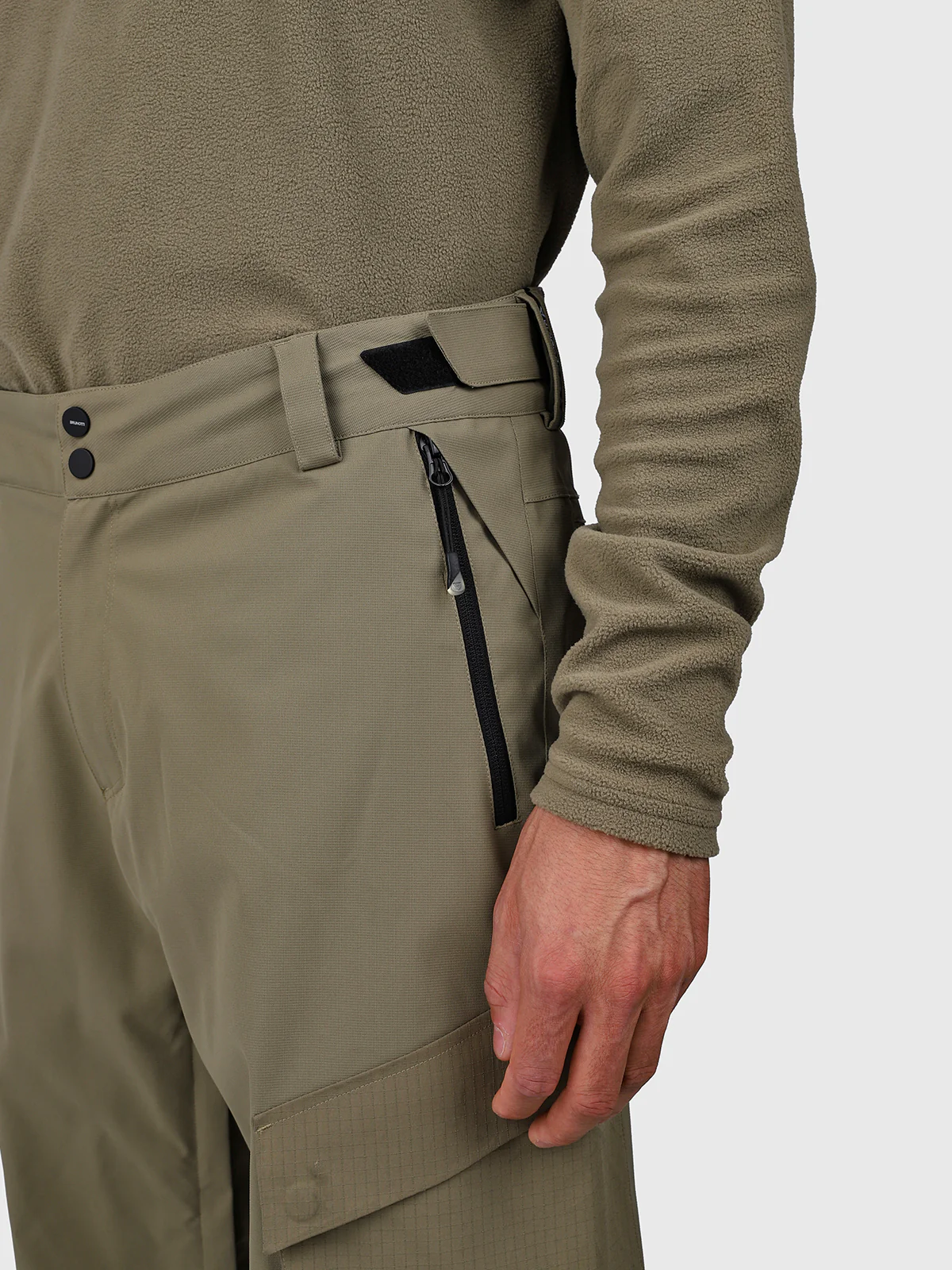 Jamiros Men Snow Pants | Dusky Green - Image 10