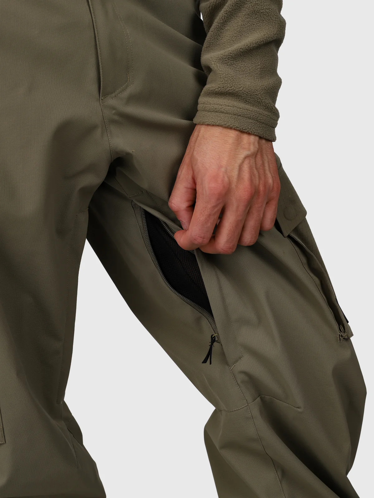 Jamiros Men Snow Pants | Dusky Green - Image 12