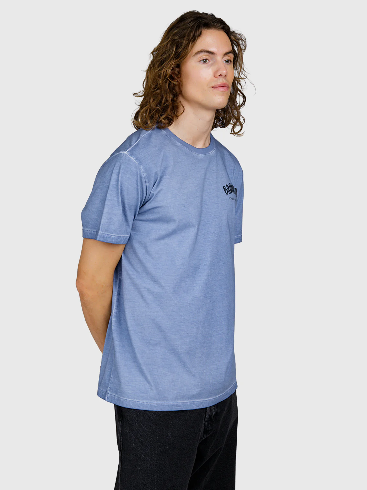 Johnian Men T-shirt | GrayBlue - Image 3