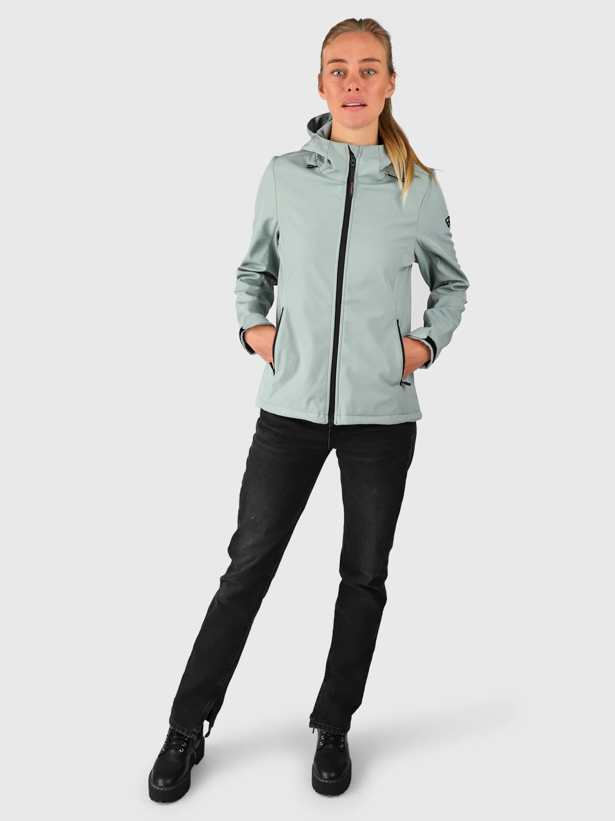 Joos Women Softshell Jacket | Jet Grey - Image 5