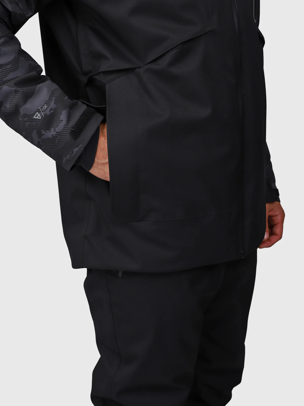 Kanisher Men Snow Jacket | Black - Image 12