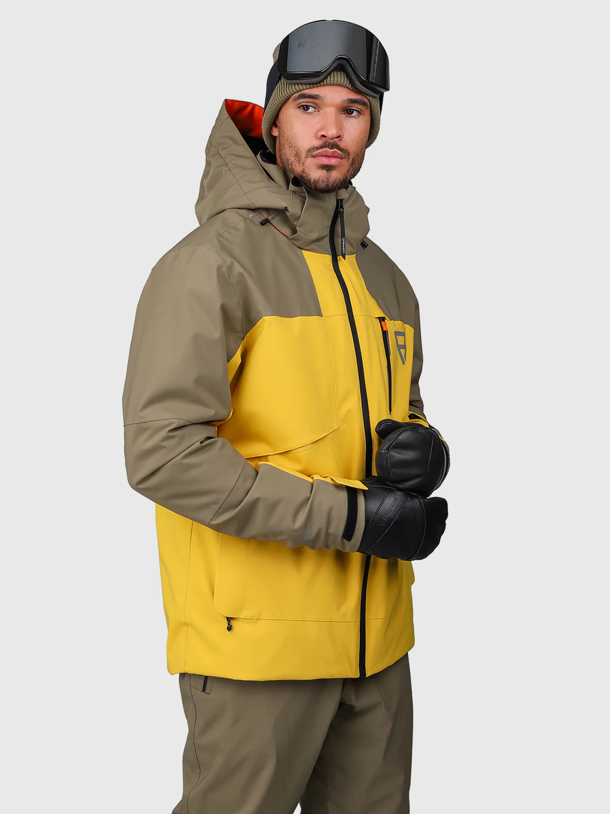 Kanisher Men Snow Jacket | Lemon Curry - Image 3