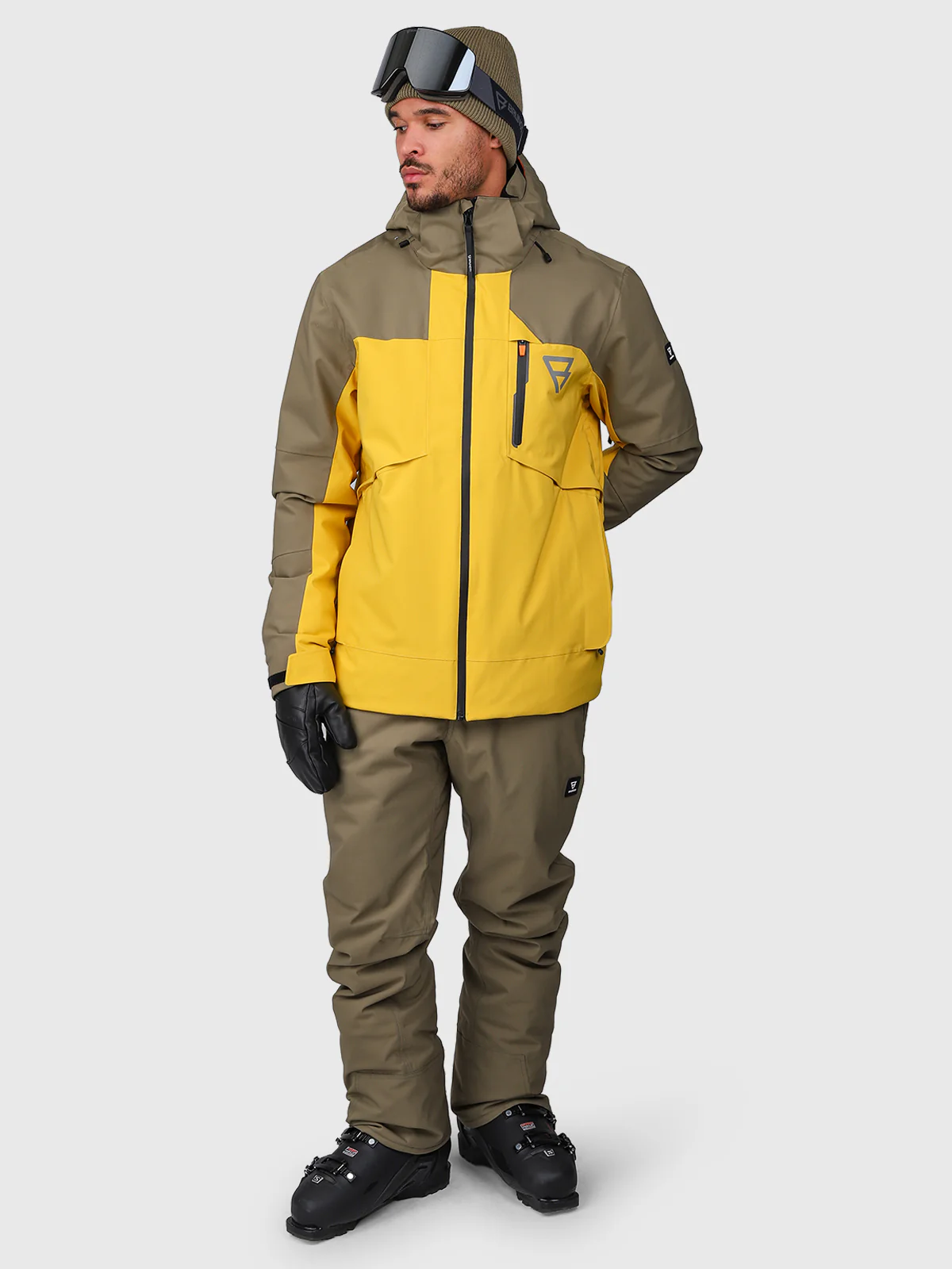 Kanisher Men Snow Jacket | Lemon Curry - Image 5
