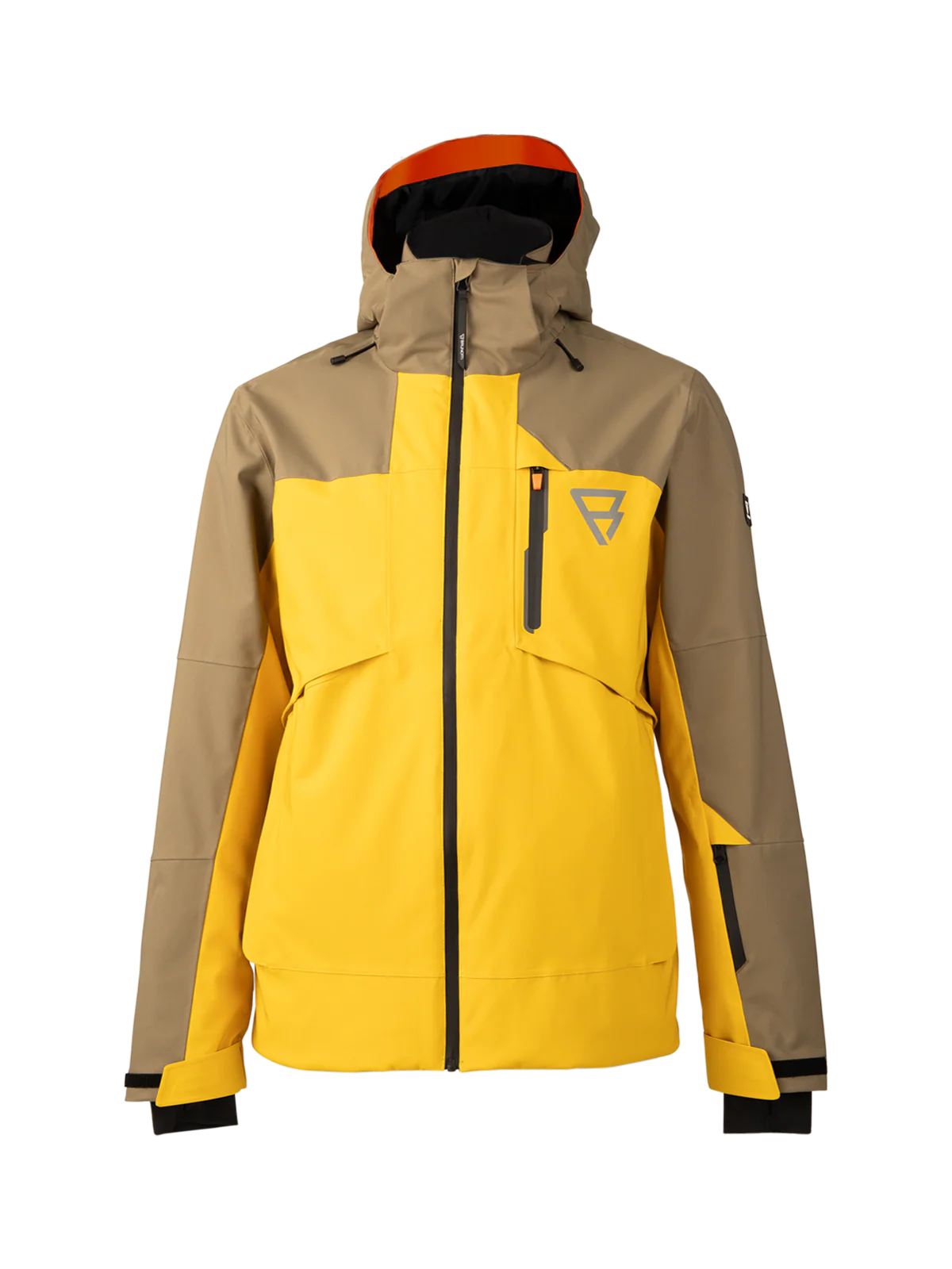 Kanisher Men Snow Jacket | Lemon Curry - Image 7