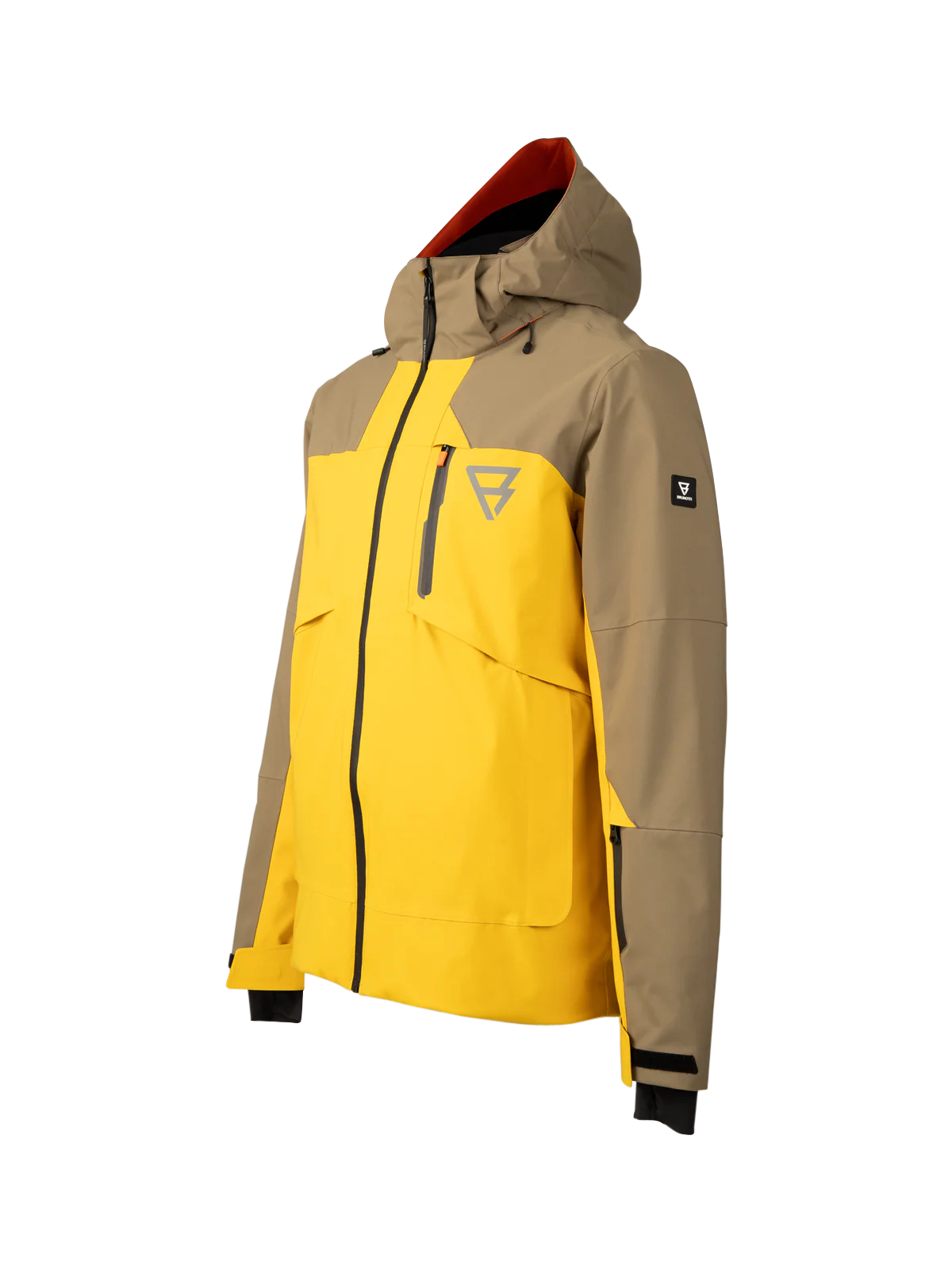 Kanisher Men Snow Jacket | Lemon Curry - Image 9