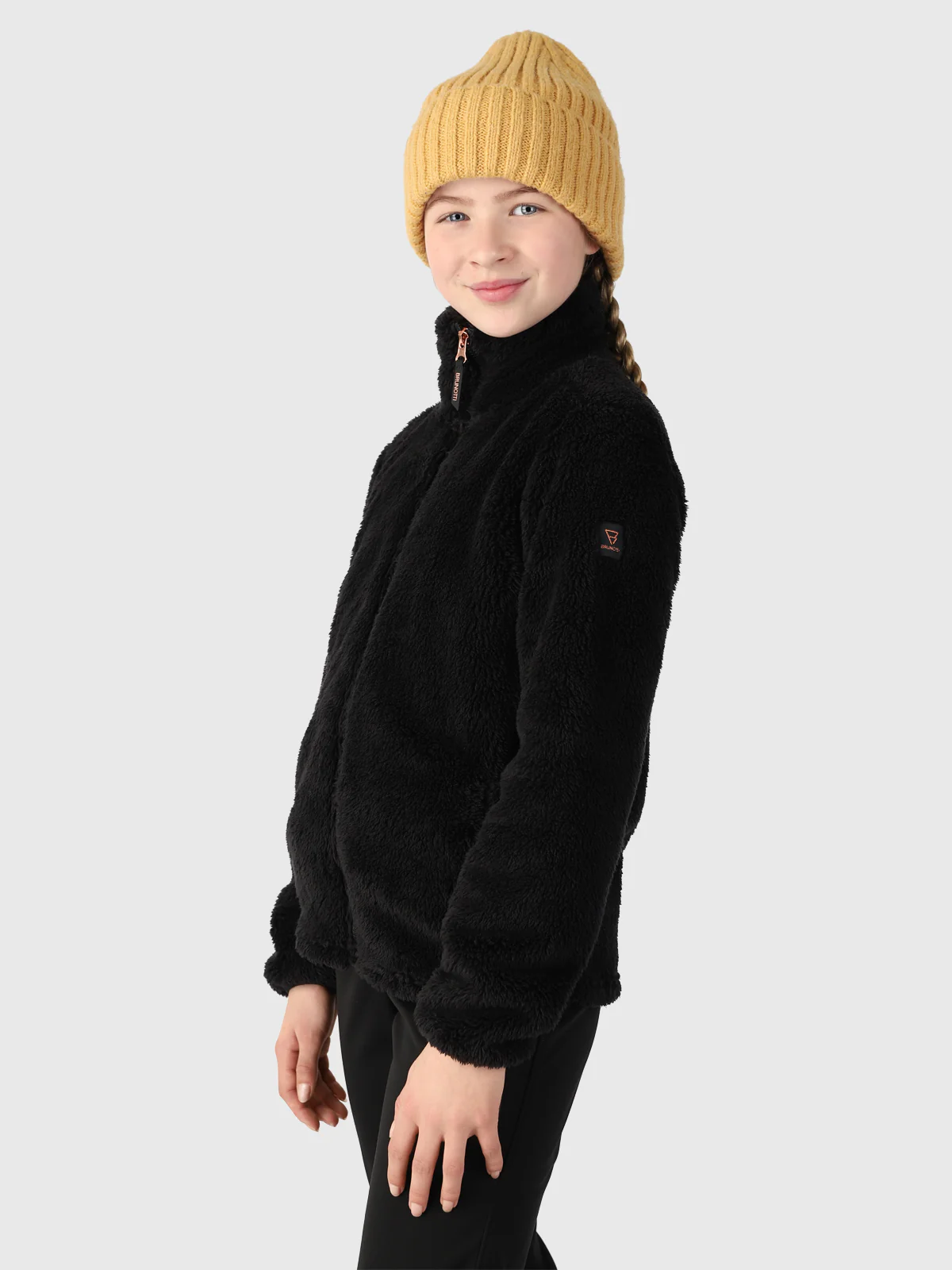 Kyoti Girls Fleece Vest | Black - Image 4