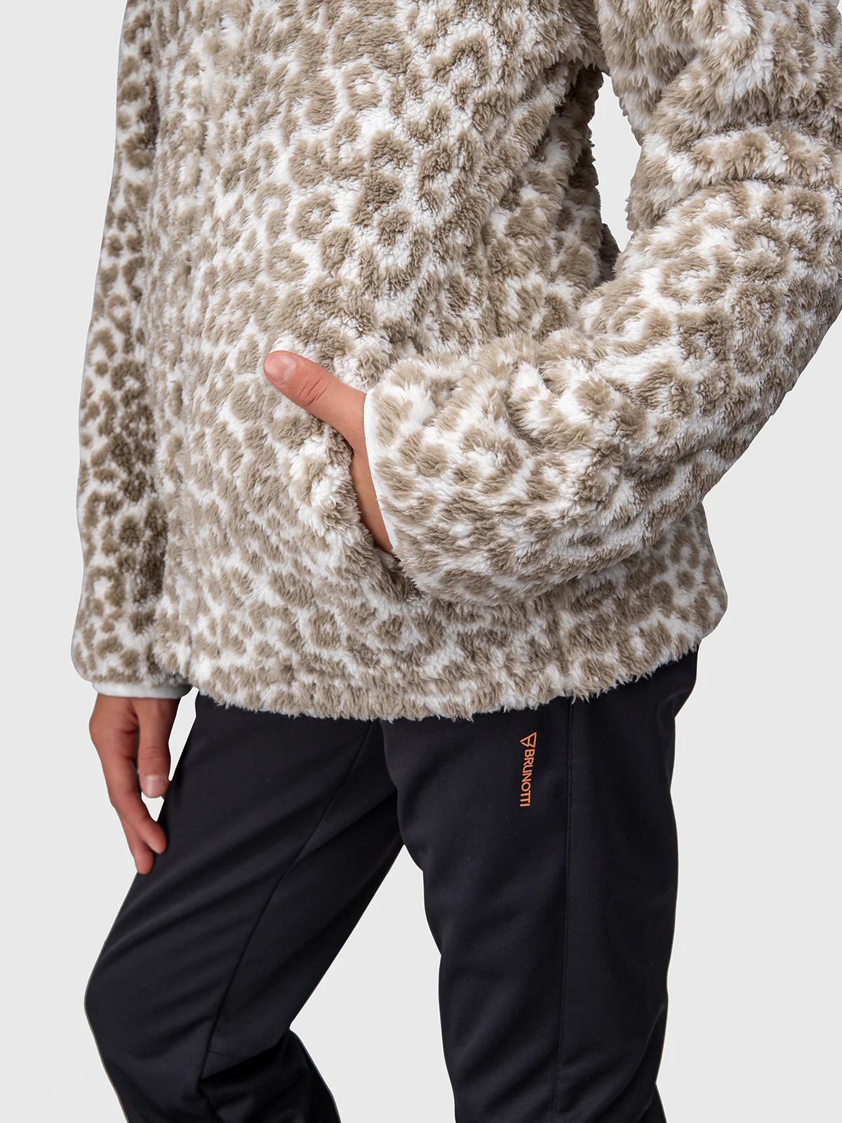 Kyoti-Print Girls Fleece | Leopard Snow - Image 11