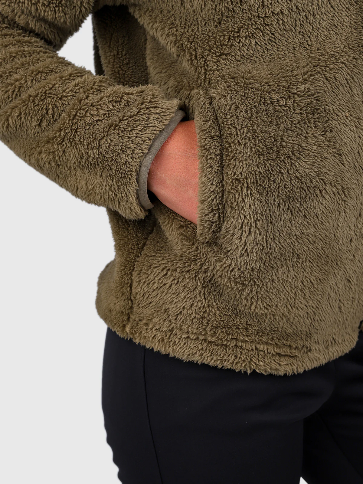 Kyoto Women Fleece | Dusky Green - Image 10