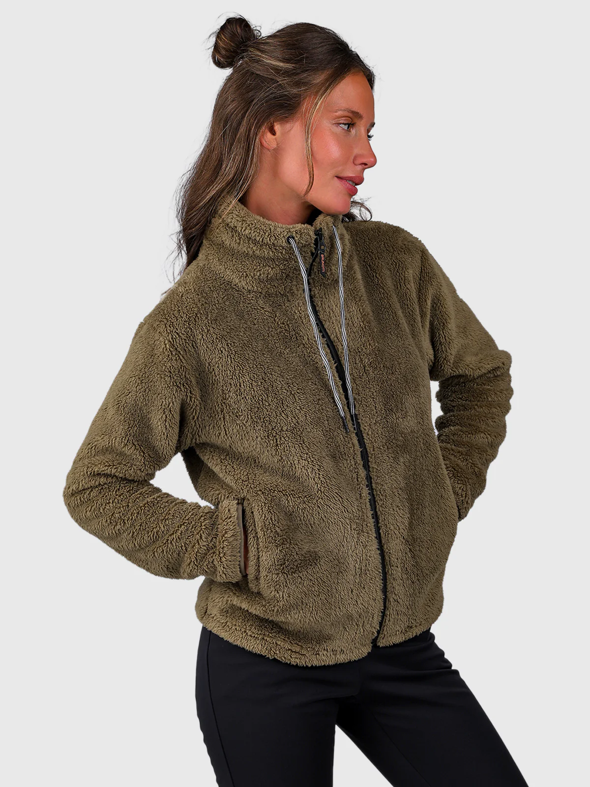 Kyoto Women Fleece | Dusky Green - Image 3