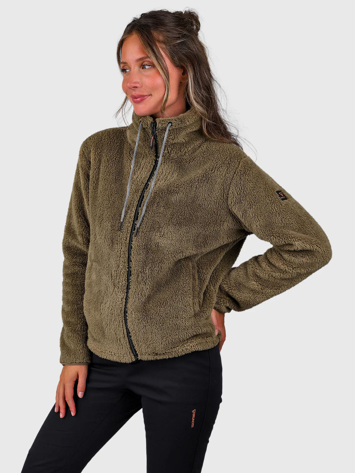 Kyoto Women Fleece | Dusky Green - Image 4