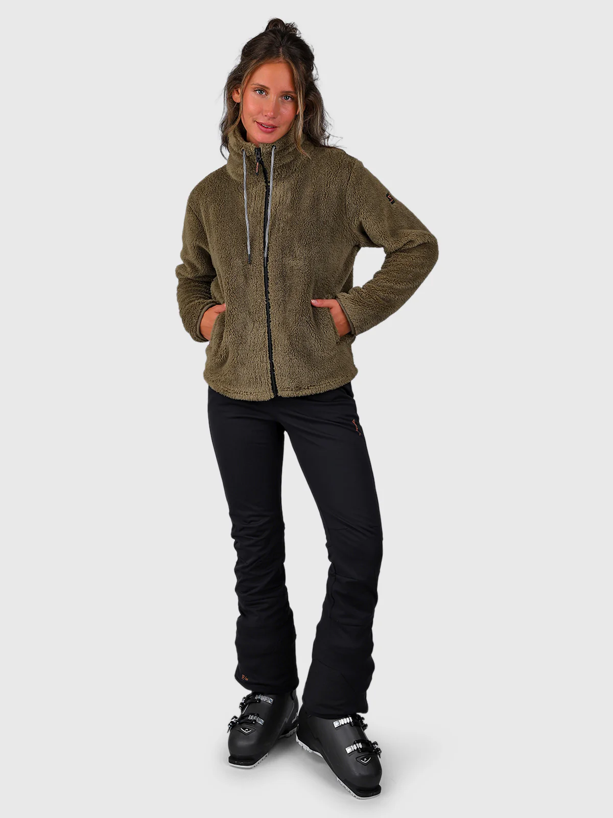 Kyoto Women Fleece | Dusky Green - Image 5