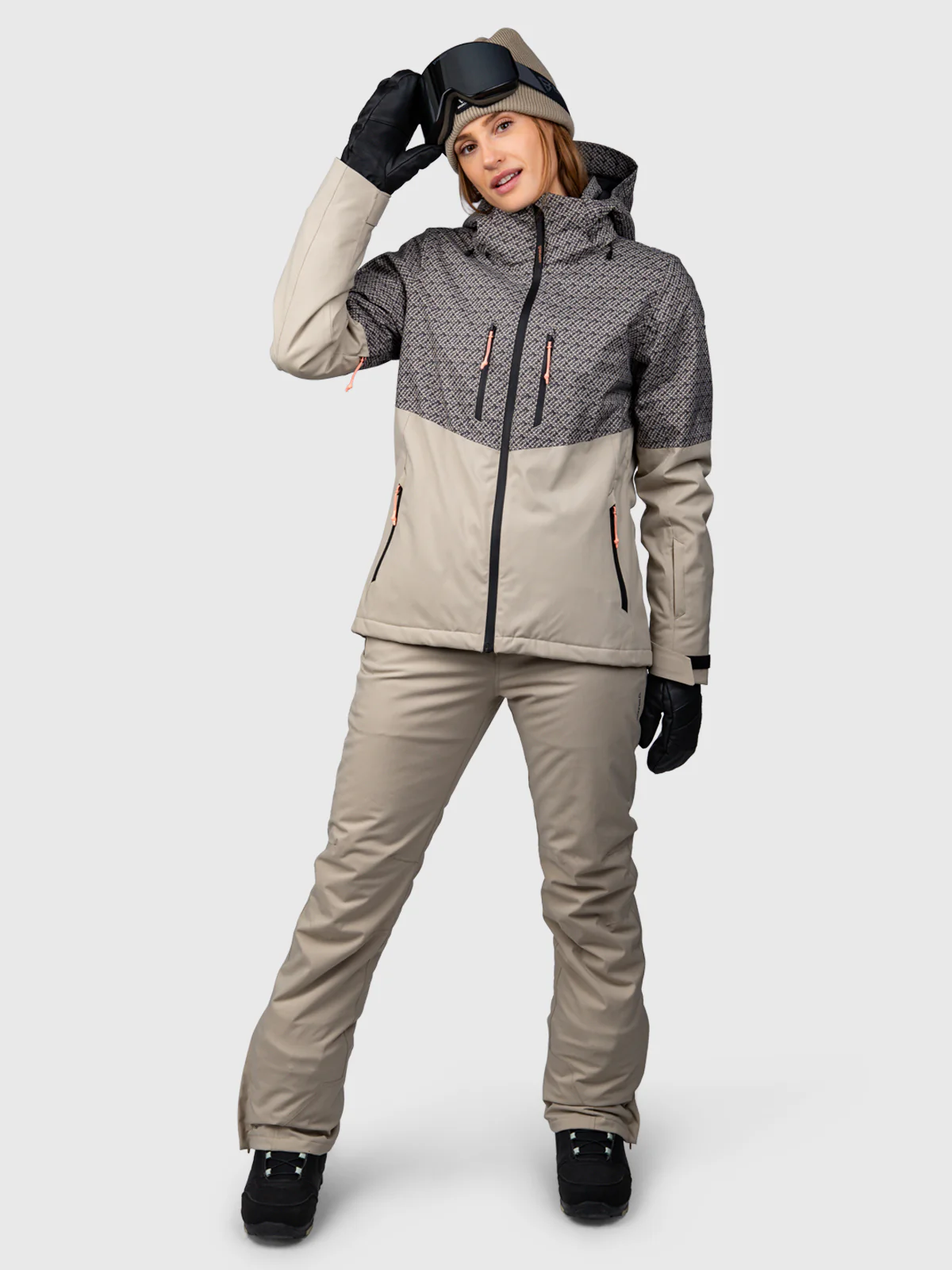 Latteas Women Snow Jacket | Fungi - Image 5