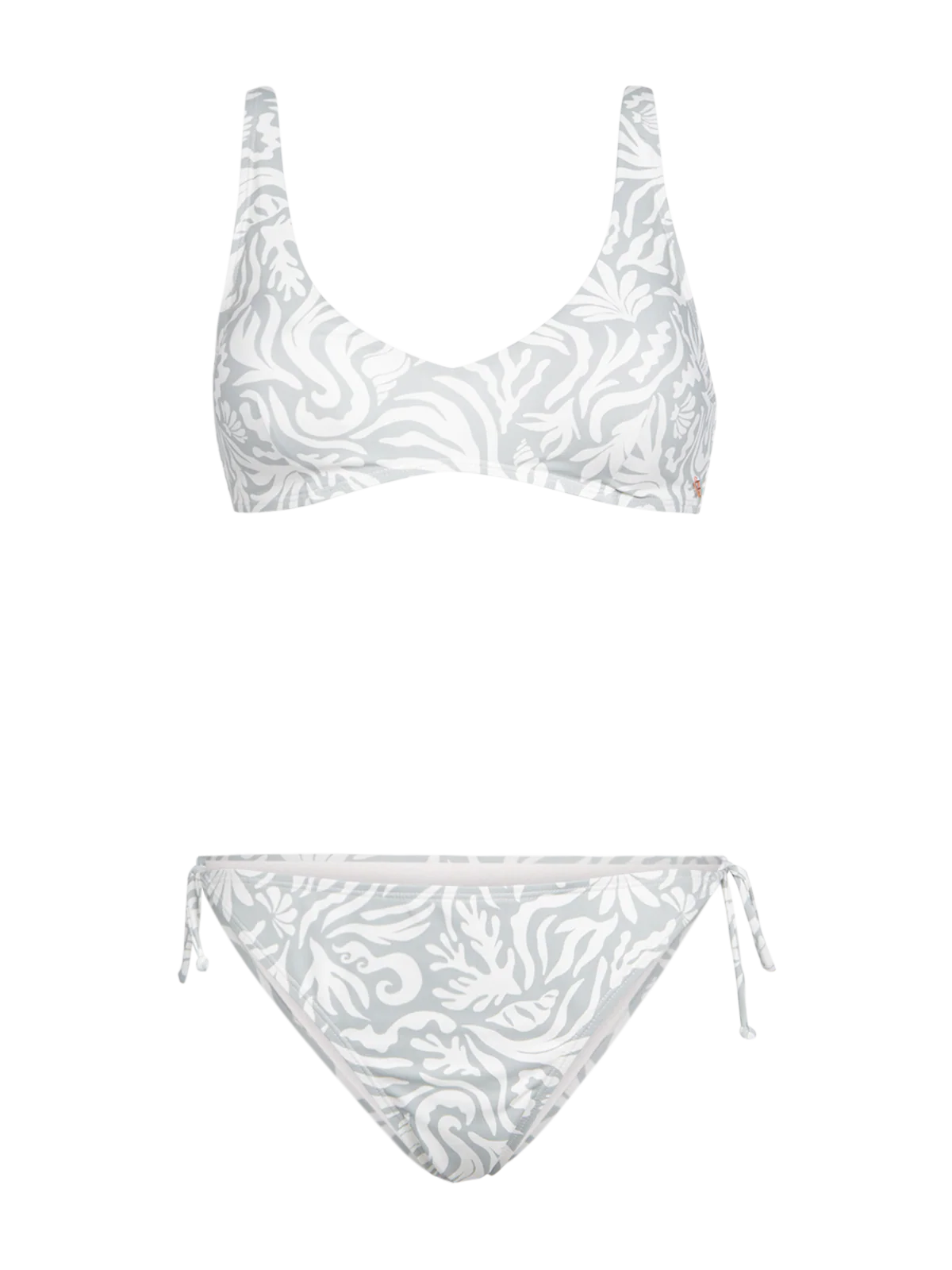 Lavinja-Print Women Bikini | Aqua Grey - Image 7