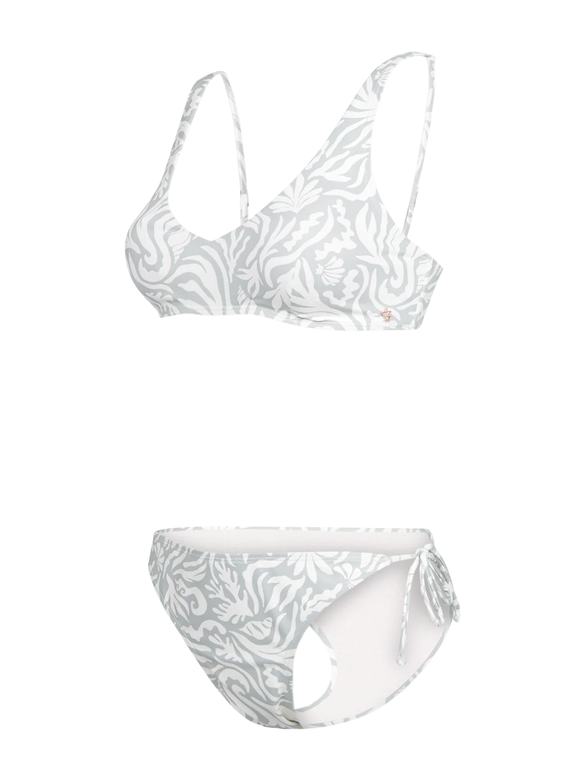 Lavinja-Print Women Bikini | Aqua Grey - Image 9