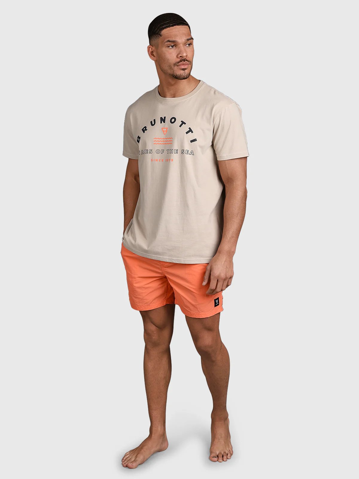 Leeway Men T-shirt | Feather Grey - Image 5