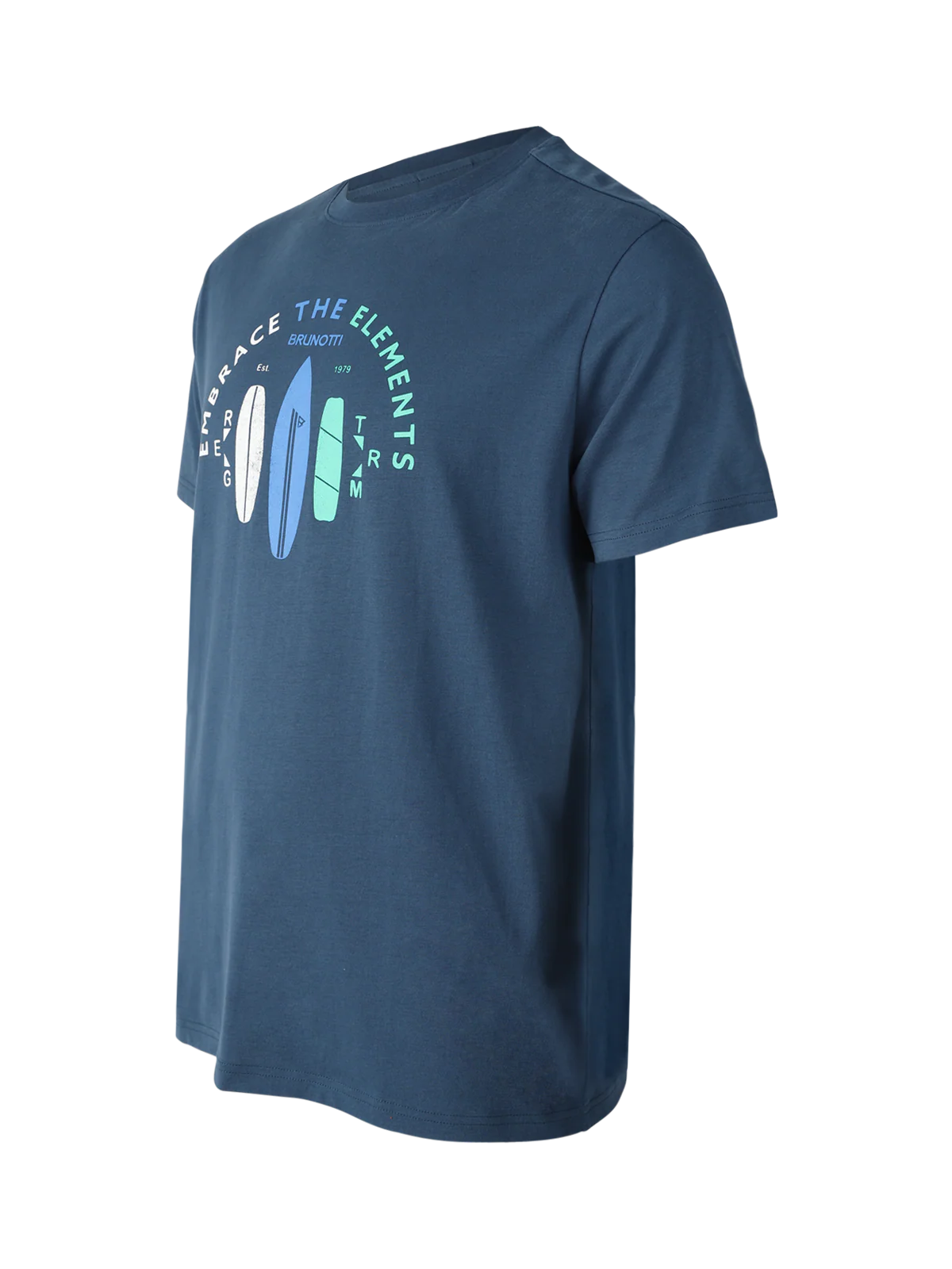 Leeway Men T-shirt | Night Blue - Image 9