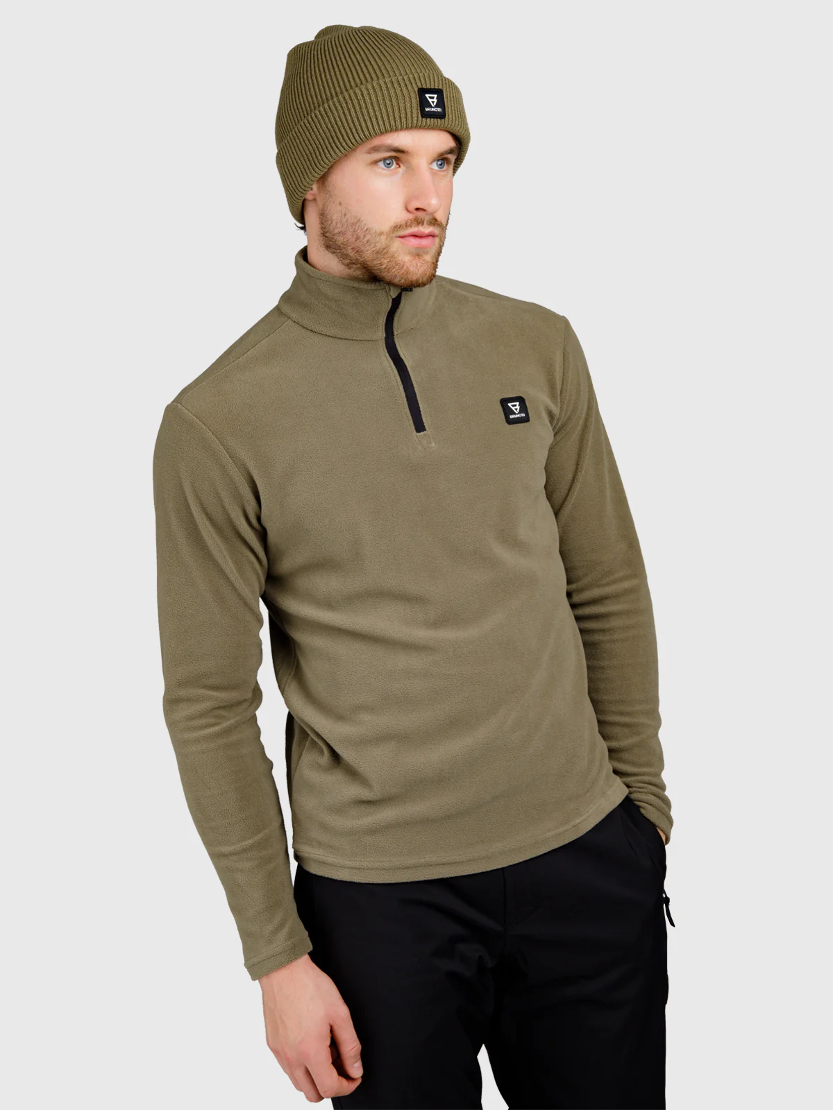 Lenno-R Men Fleece | Dusky Green - Image 3