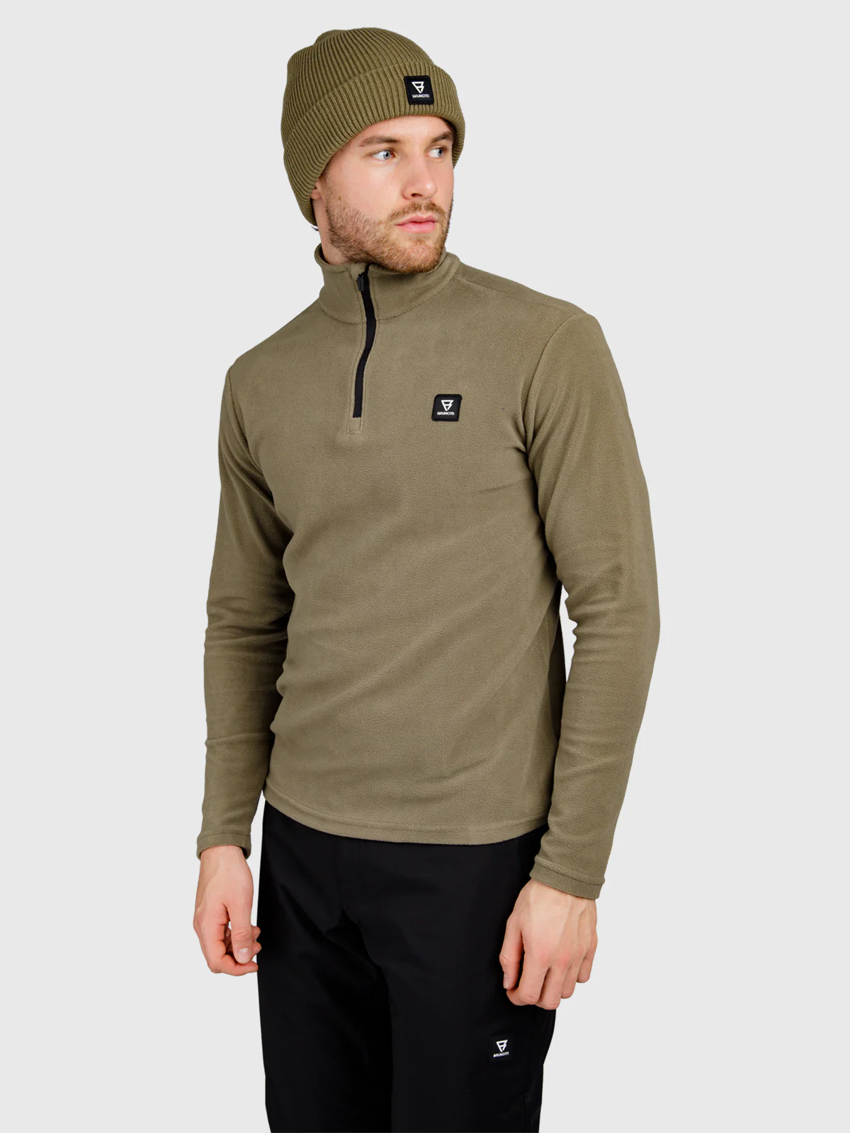Lenno-R Men Fleece | Dusky Green - Image 4