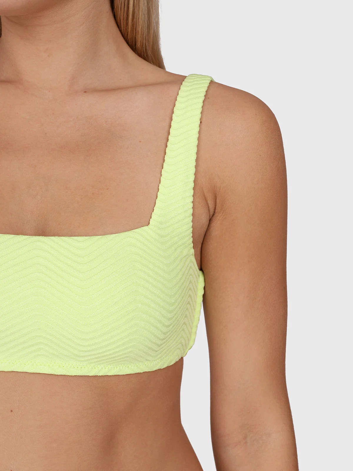 Lillio-Chevron Women Bikini | Daiquiri Green - Image 2