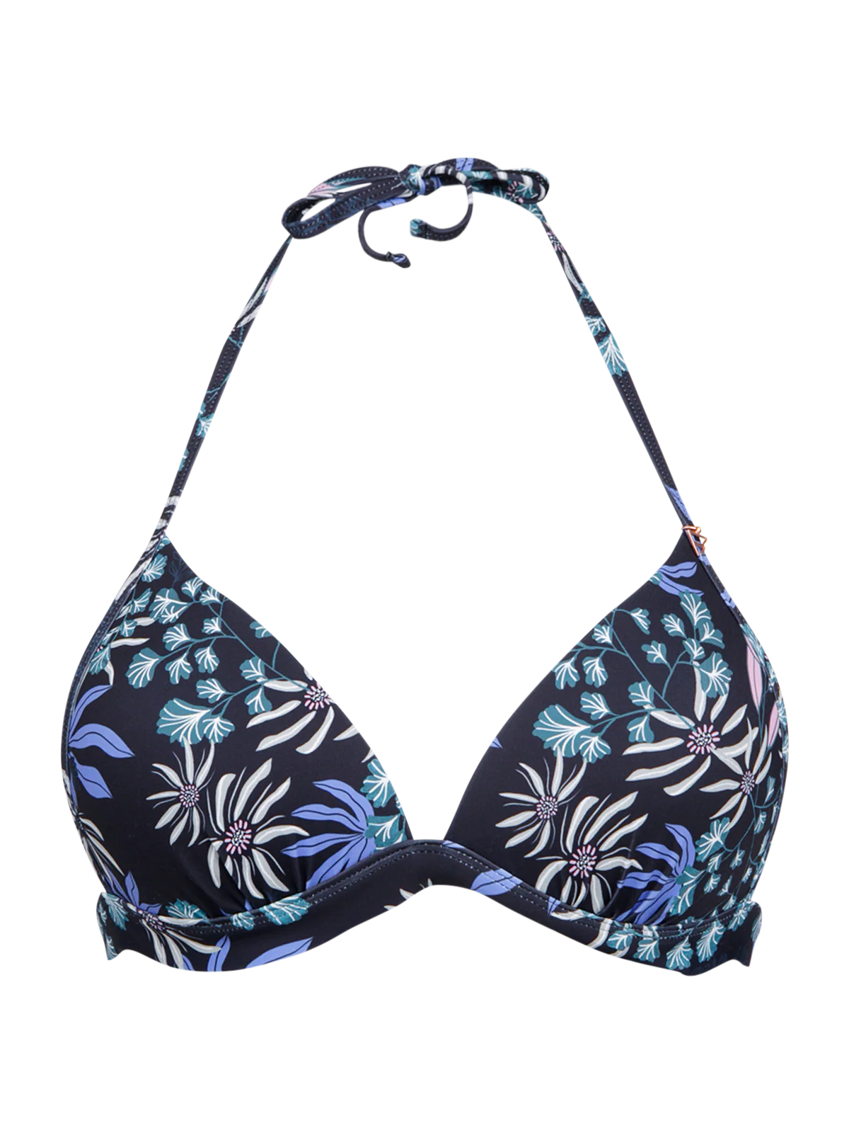Lisselot-Print Women Bikini Top | Black - Image 7