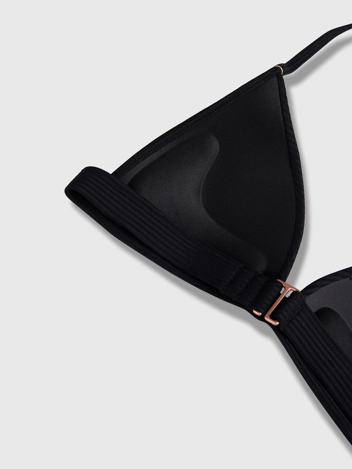 Lisselot-Rib Women Bikini Top | Black - Image 10
