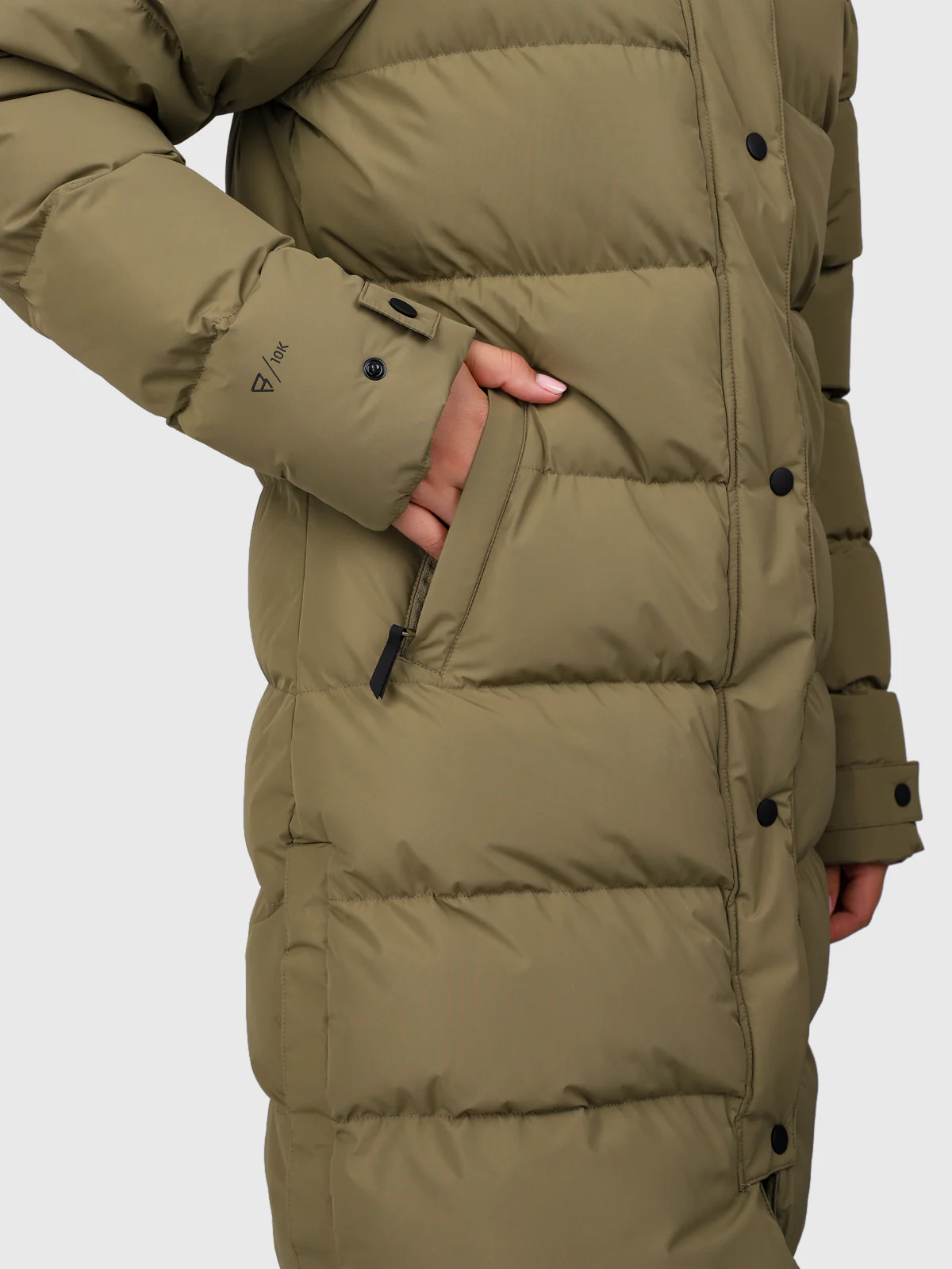 Madwell Women Puffer Jacket | Dusky Green - Image 12