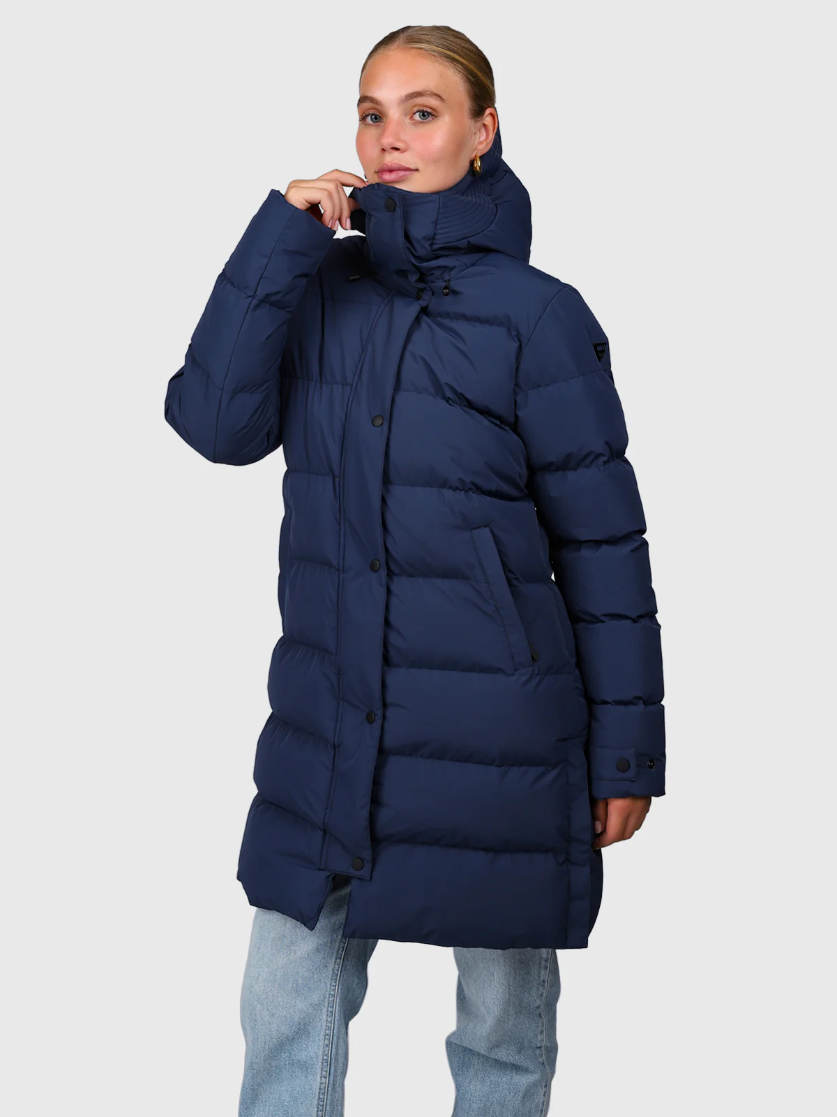 Madwell Women Puffer Jacket | Indigo Blue - Image 4