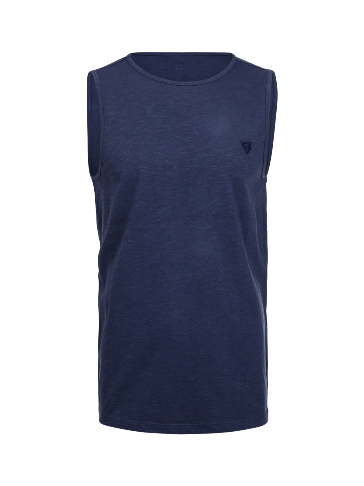 Malaku-Slub Men Singlet | Indigo Blue - Image 7