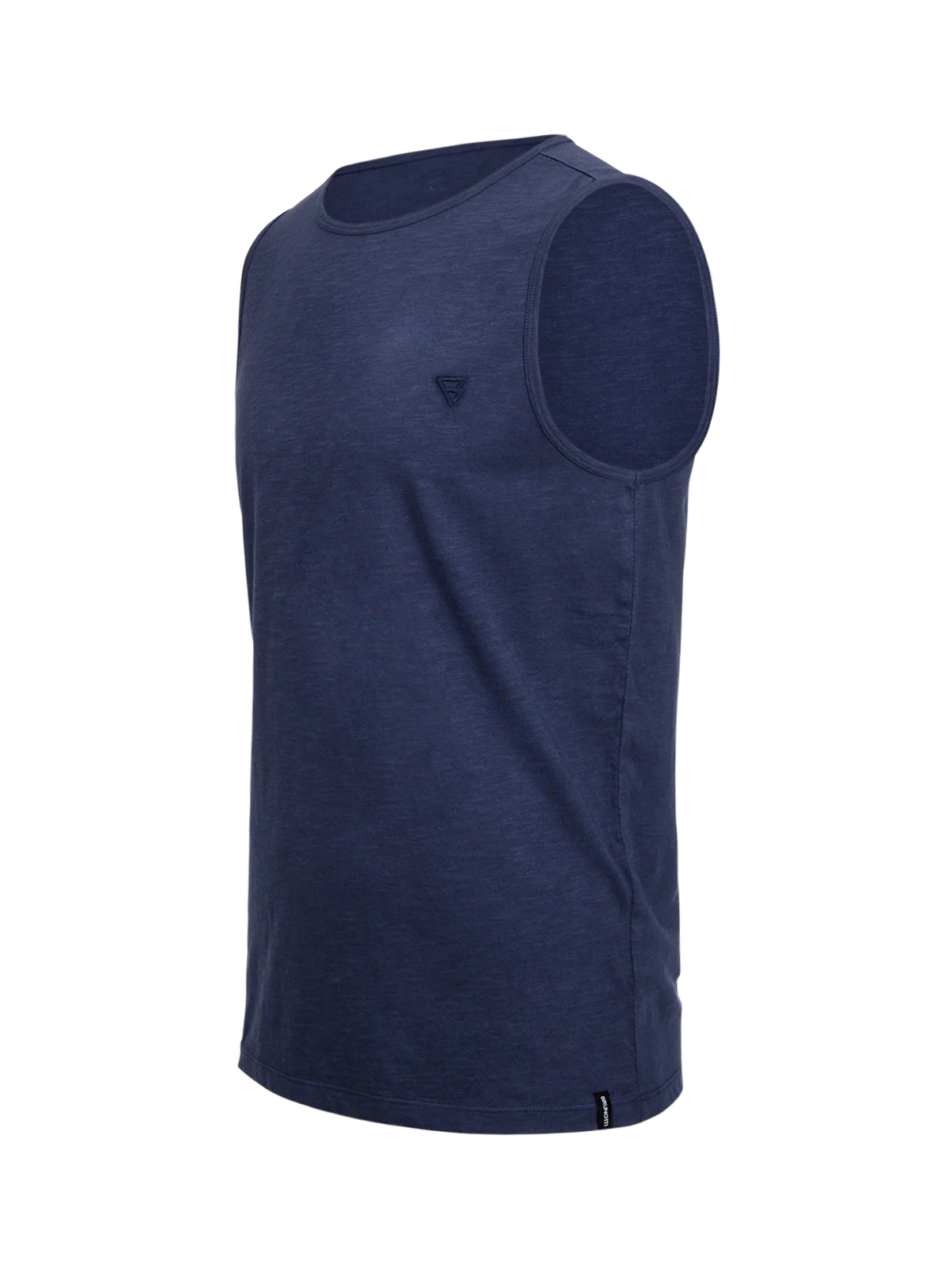 Malaku-Slub Men Singlet | Indigo Blue - Image 8