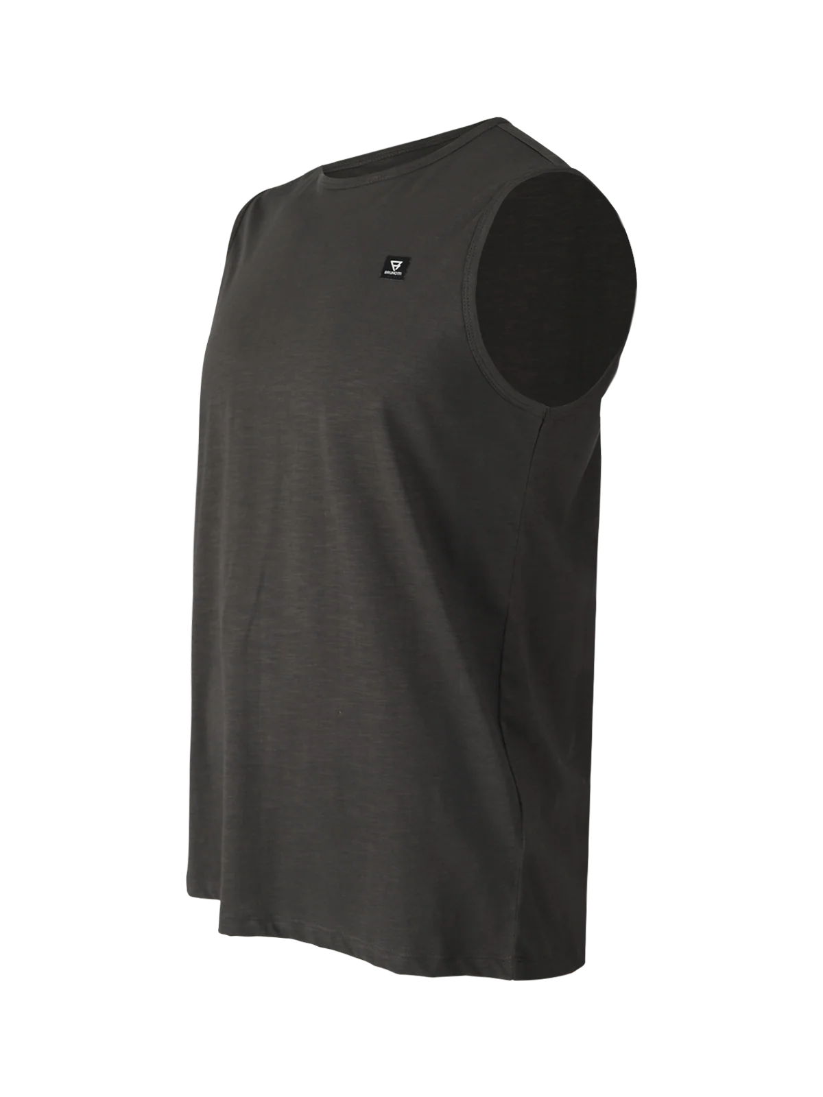 Malaku-Slub Men Singlet | Pirate Black - Image 9
