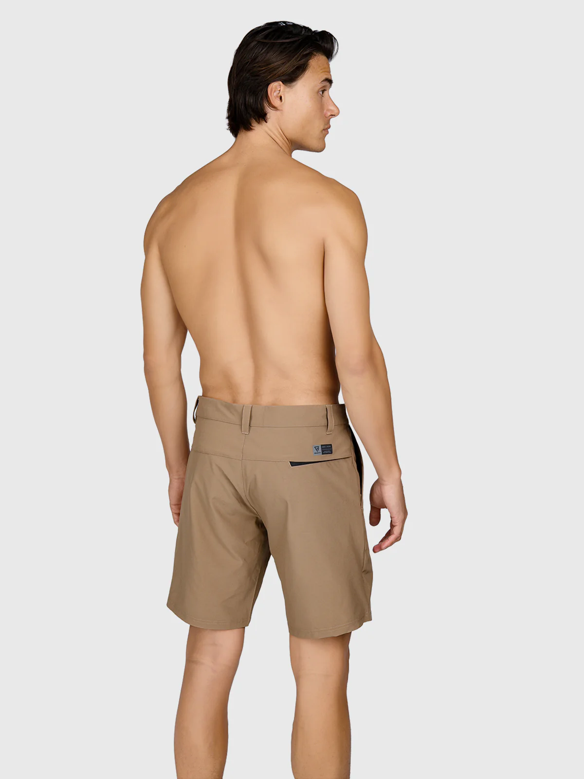 Marret Men Hybrid Shorts | Shitake - Image 2