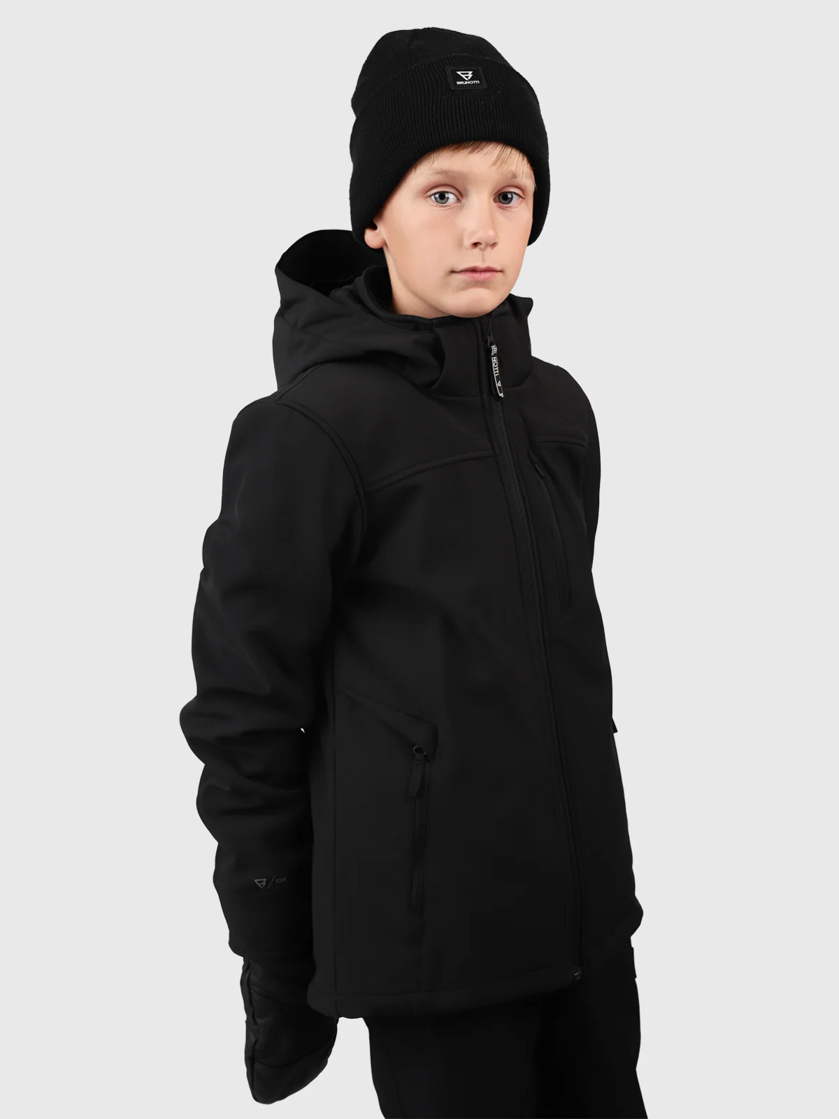 Marsaly-N Boys Softshell Jacket | Black - Image 3