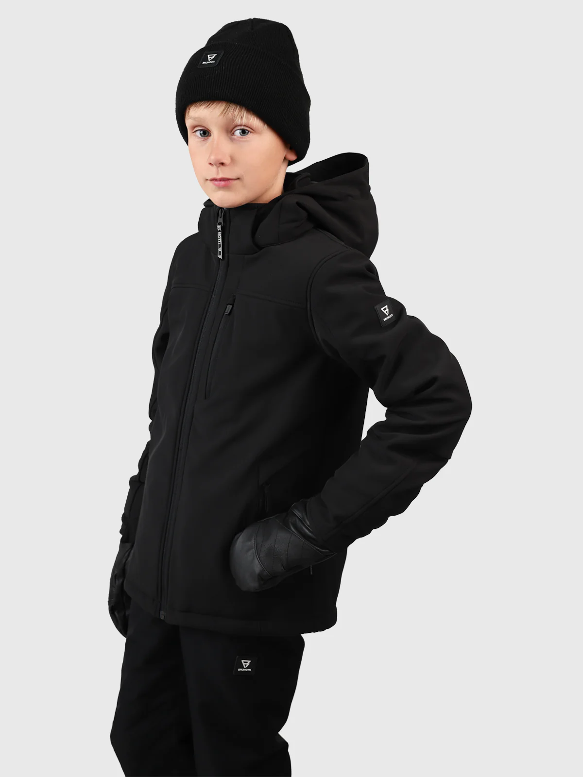 Marsaly-N Boys Softshell Jacket | Black - Image 4