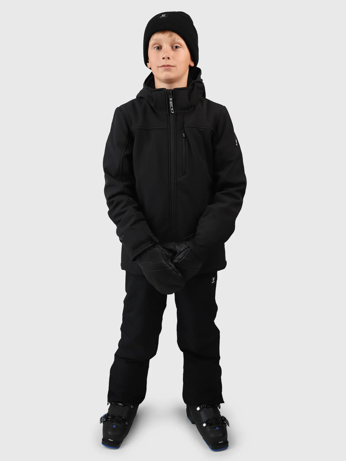 Marsaly-N Boys Softshell Jacket | Black - Image 5